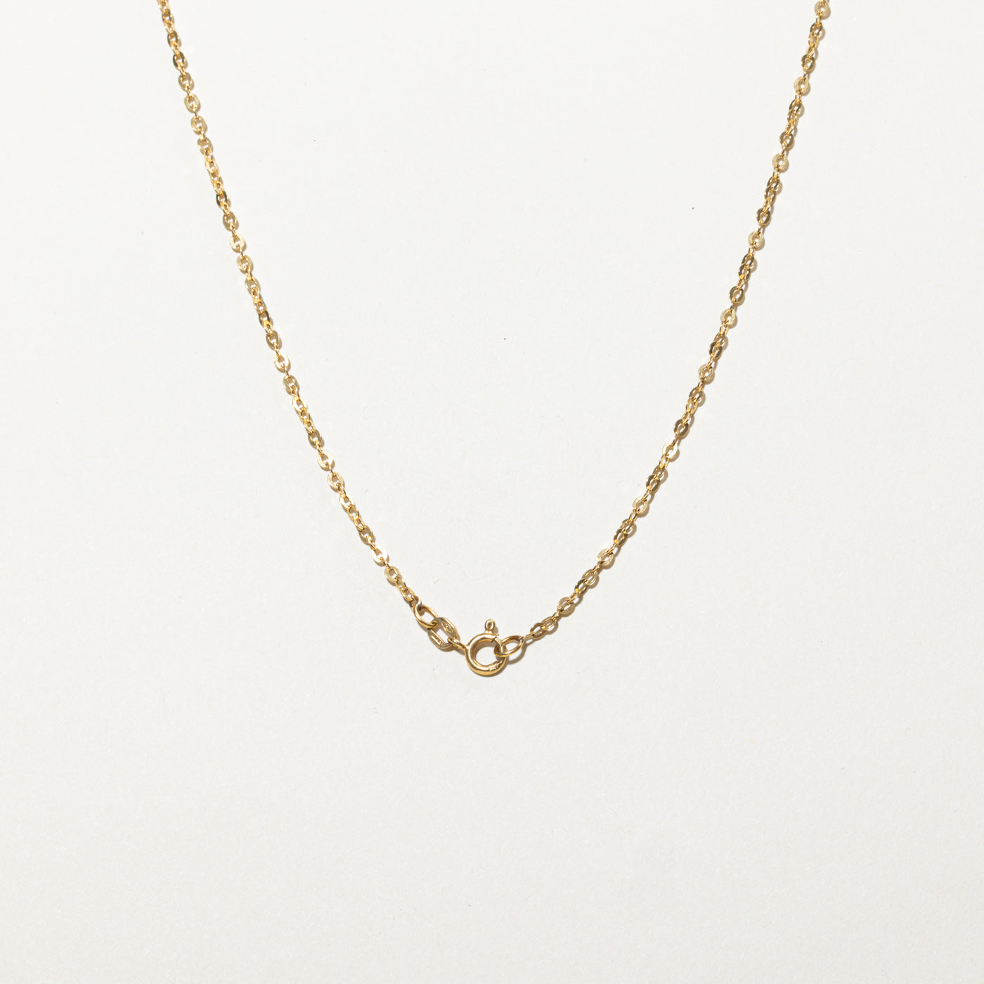 18k Yellow Gold Cable Link Chain | 26"