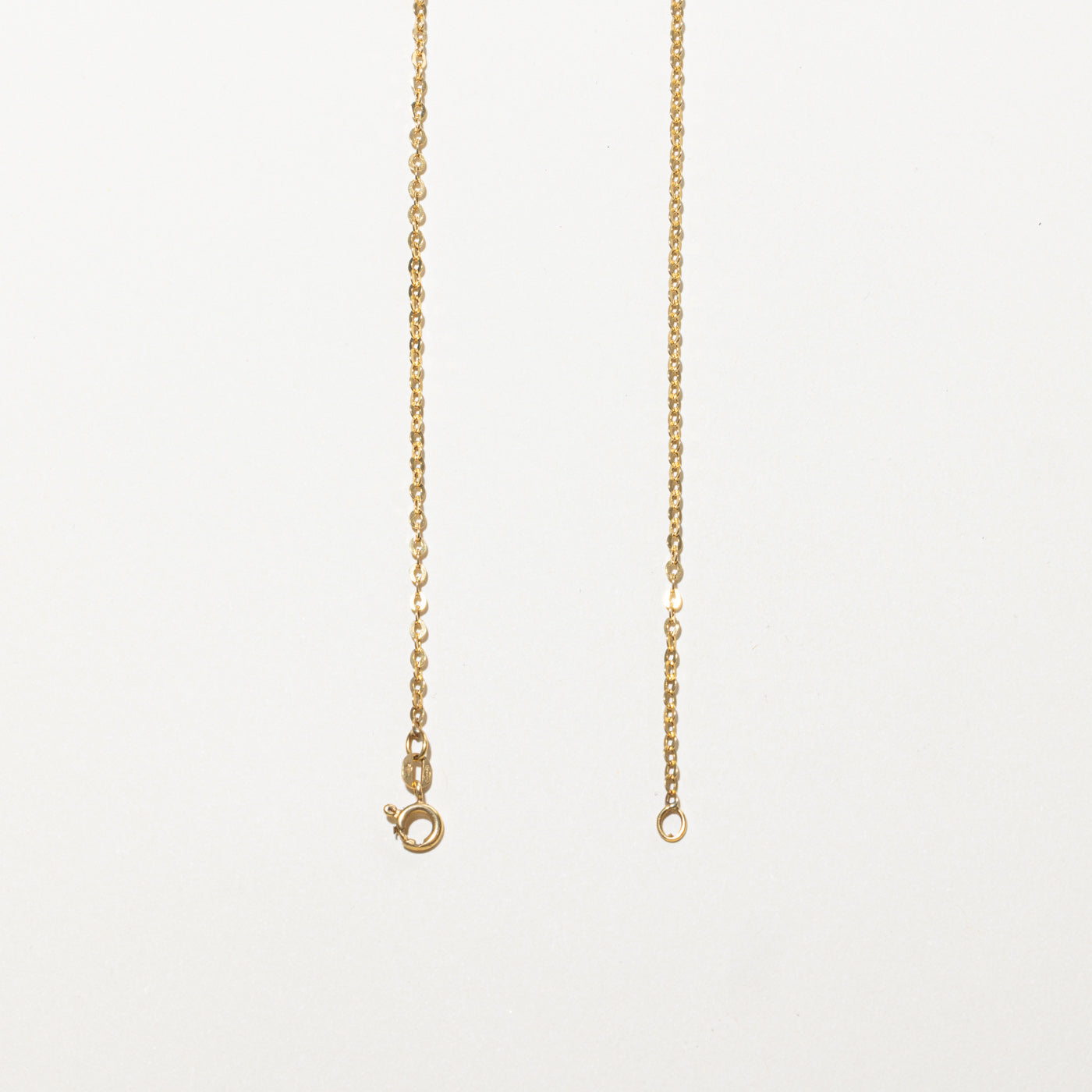 18k Yellow Gold Cable Link Chain | 26"