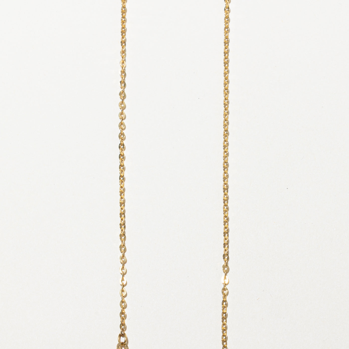 18k Yellow Gold Cable Link Chain | 26"
