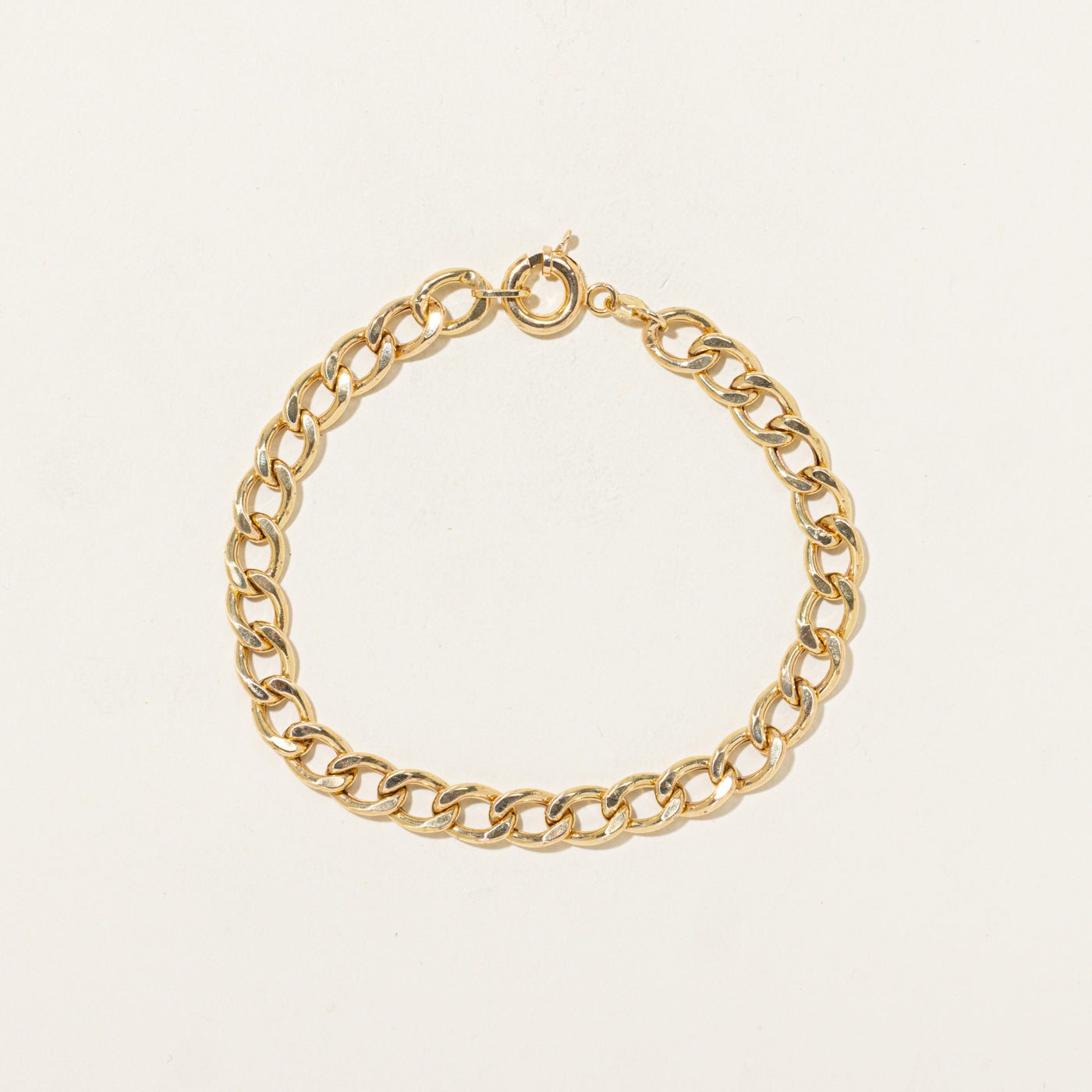 Bracelet chaîne en or jaune 18 carats | 20 cm
