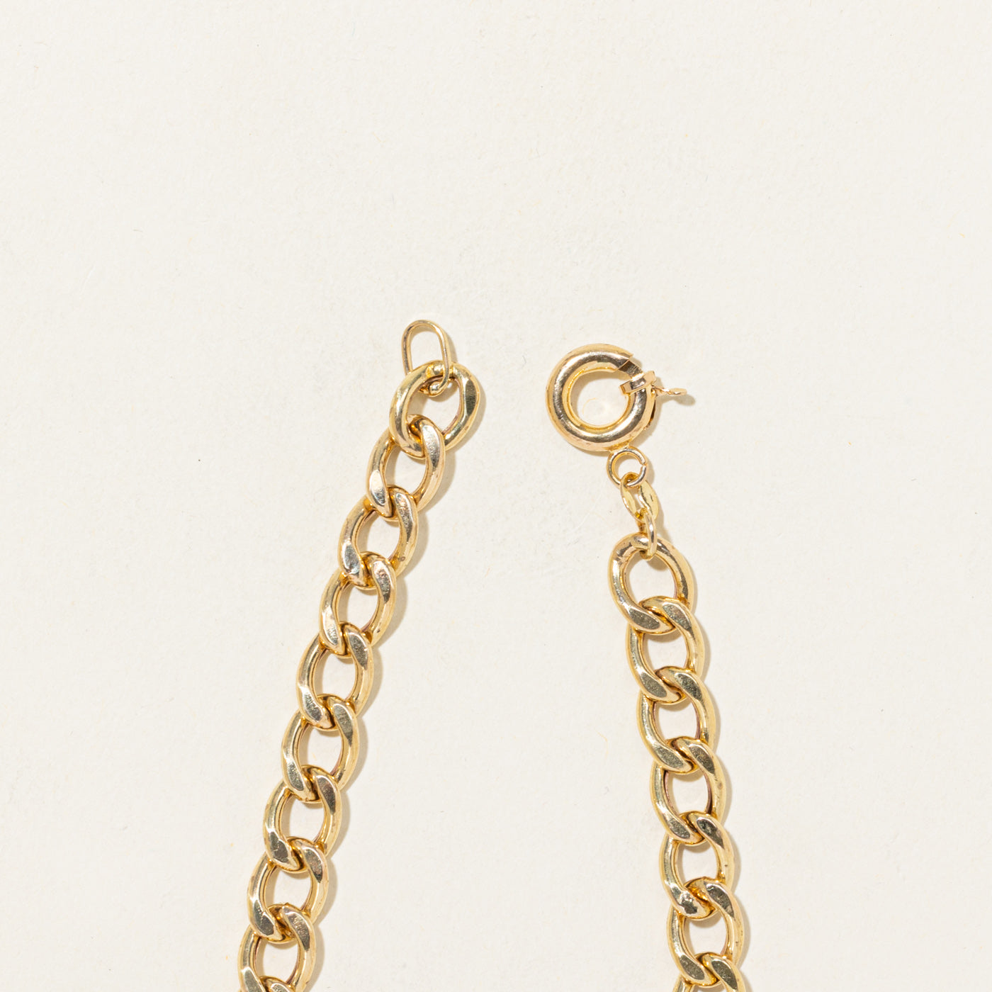 Bracelet chaîne en or jaune 18 carats | 20 cm