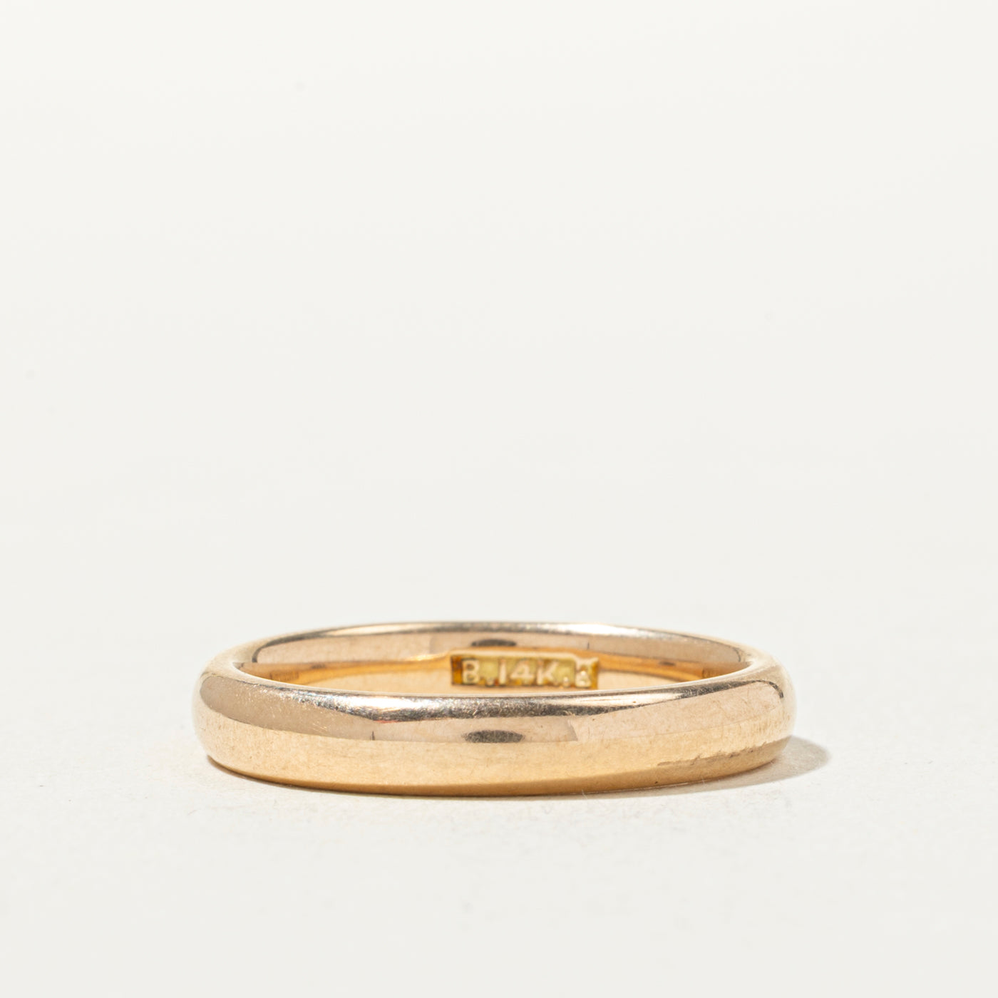 14k Yellow Gold Plain Band | 3mm | SZ 6.75