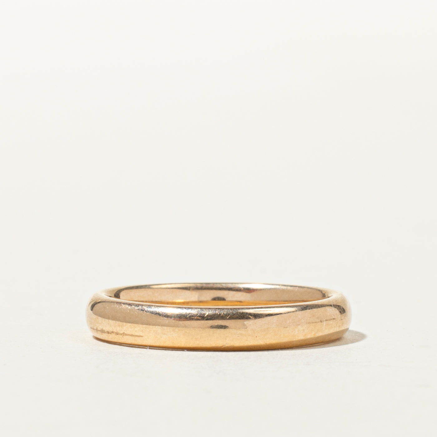 14k Yellow Gold Plain Band | 3mm | SZ 6.75
