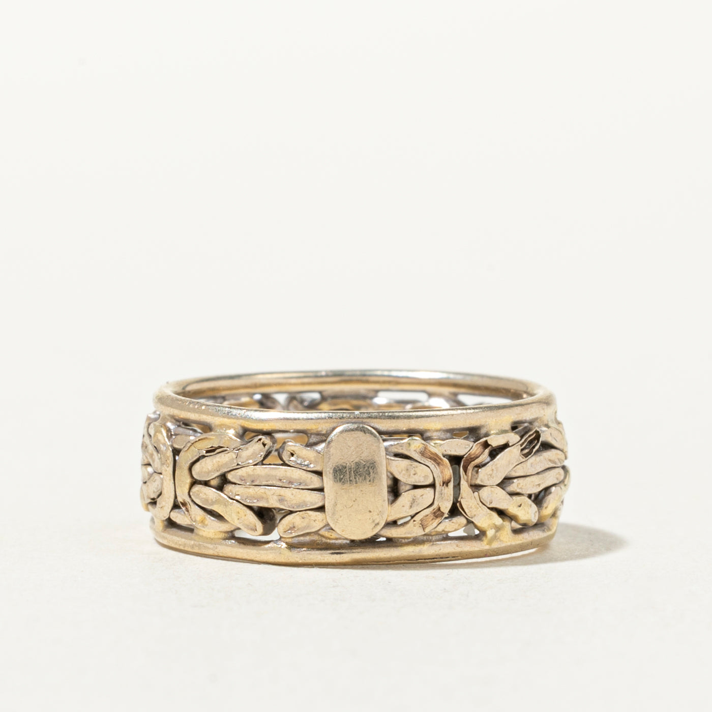 14k Byzantine Chain Band | 6mm | SZ 5