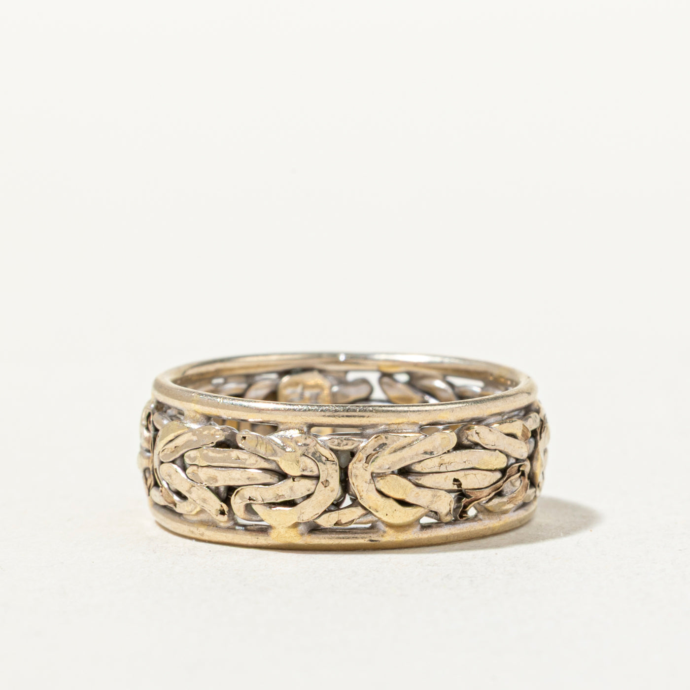 14k Byzantine Chain Band | 6mm | SZ 5