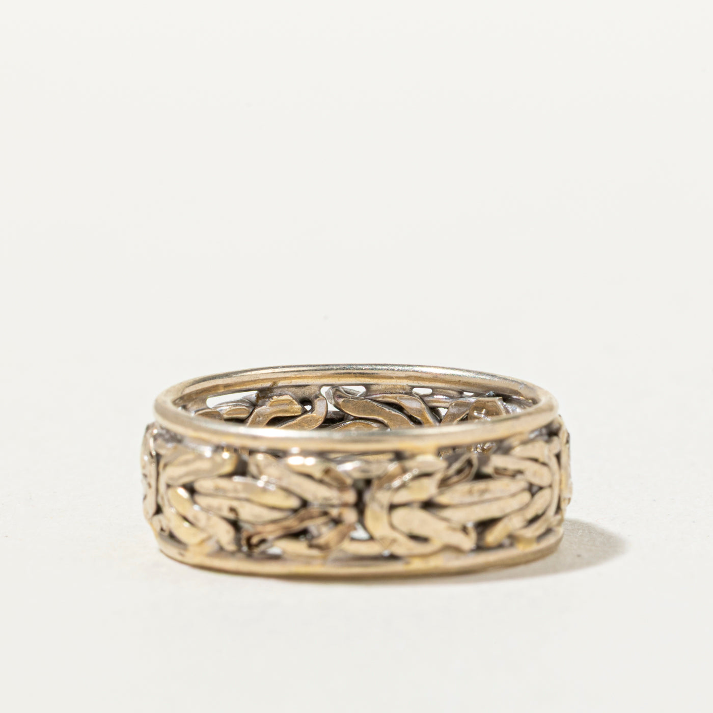 14k Byzantine Chain Band | 6mm | SZ 5