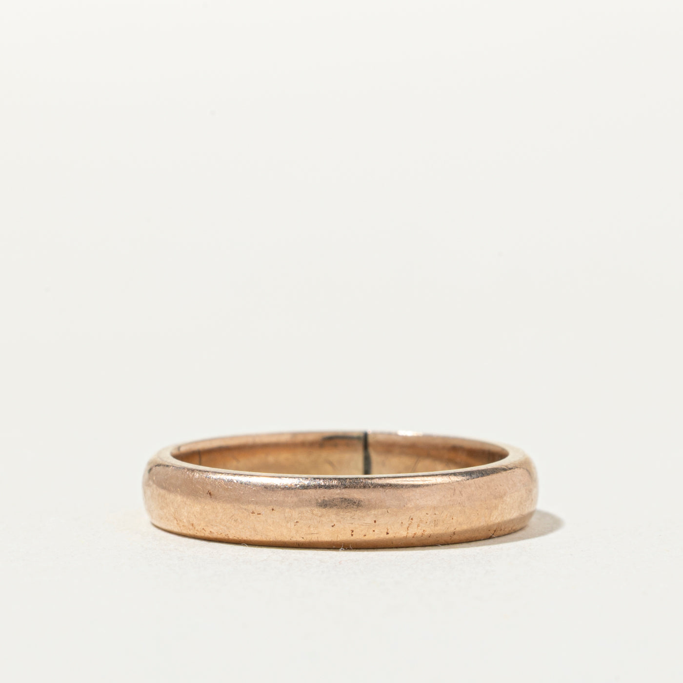 9k Rosy Gold Plain Band | 3.5mm | SZ 5.25