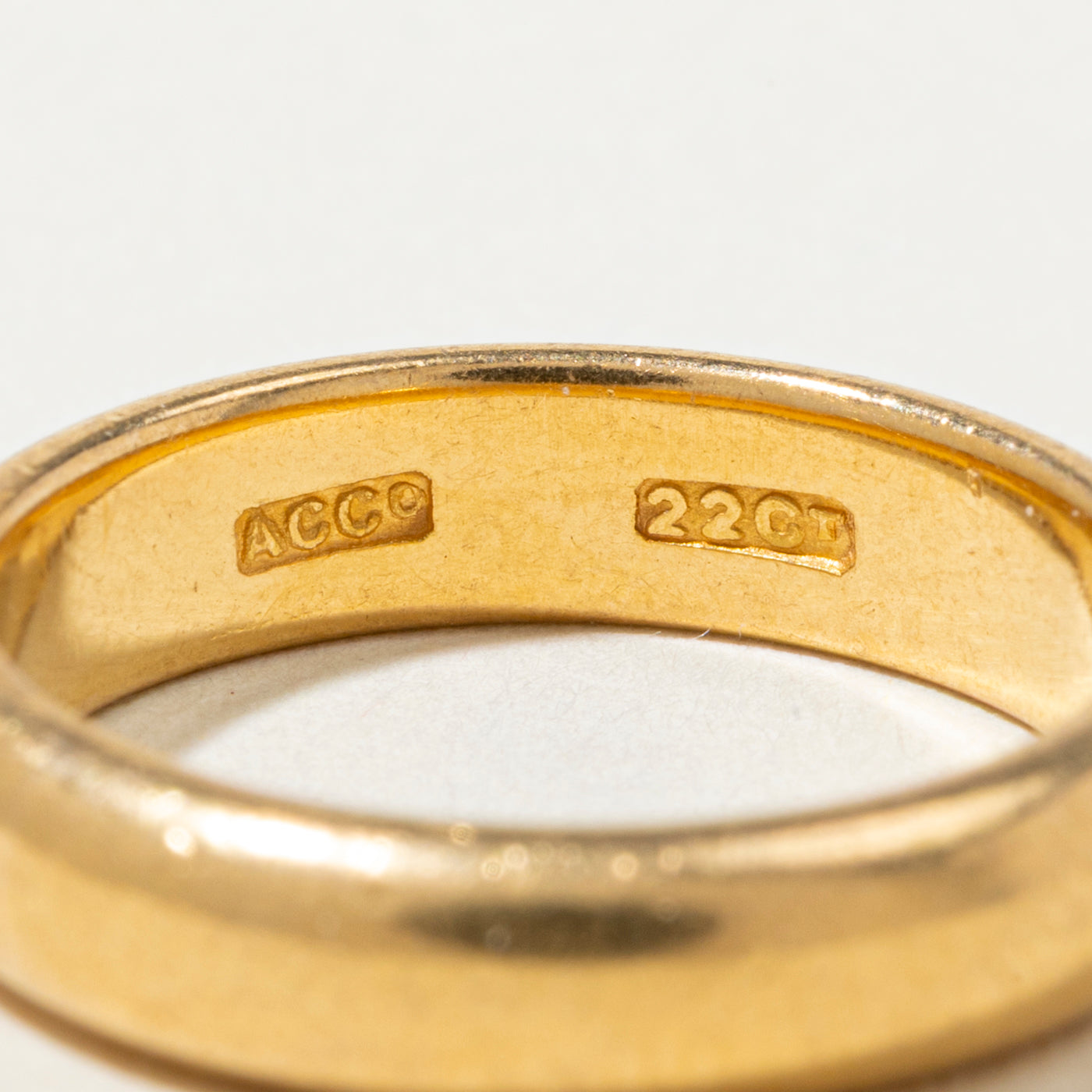 22k Yellow Gold Plain Band | 4mm | SZ 5.5