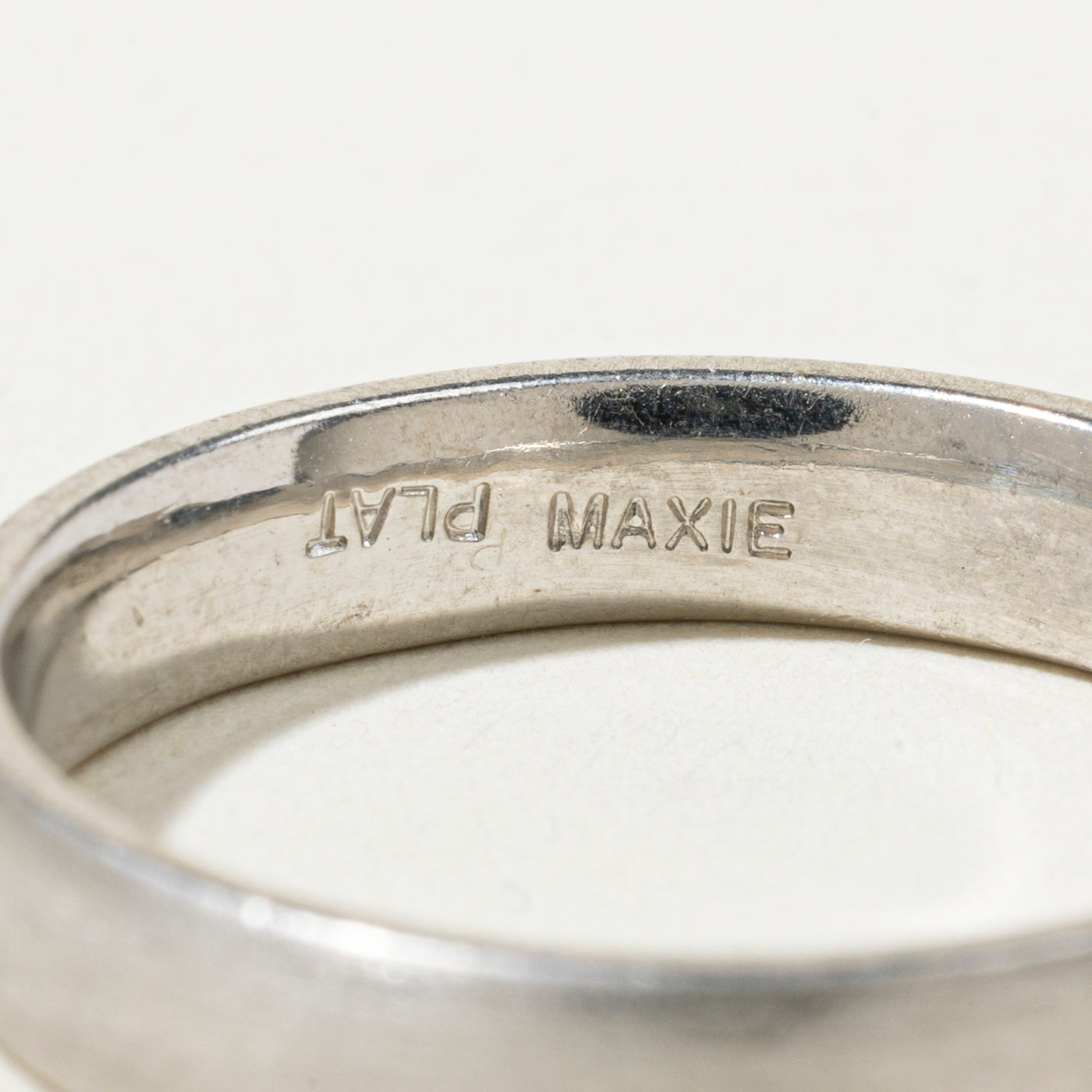 Platinum Brushed Matte Band | 3.75mm | SZ 9.75