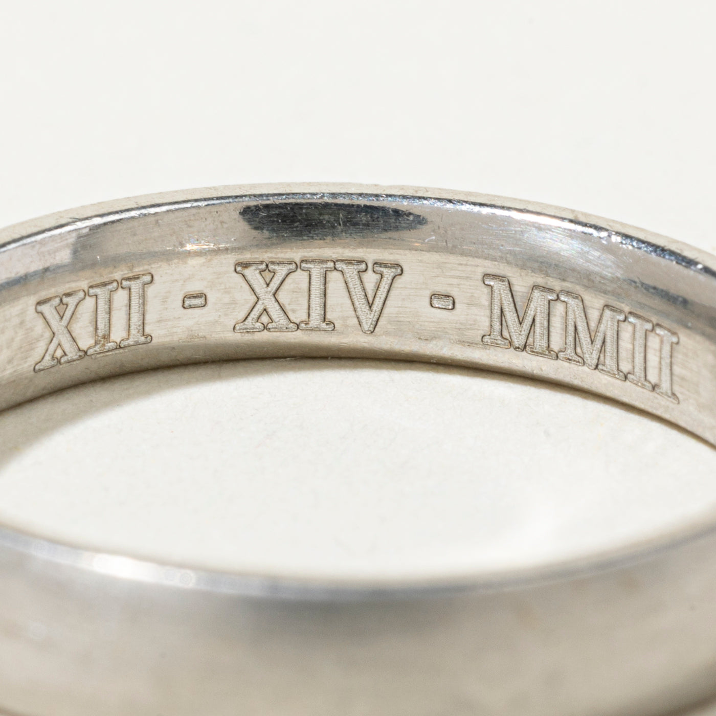 Platinum Brushed Matte Band | 3.75mm | SZ 9.75