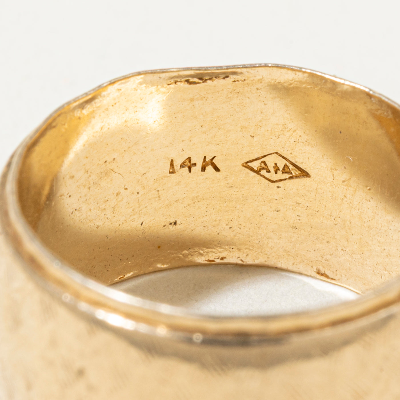 14k Textured Cigar Band | 10mm | SZ 6