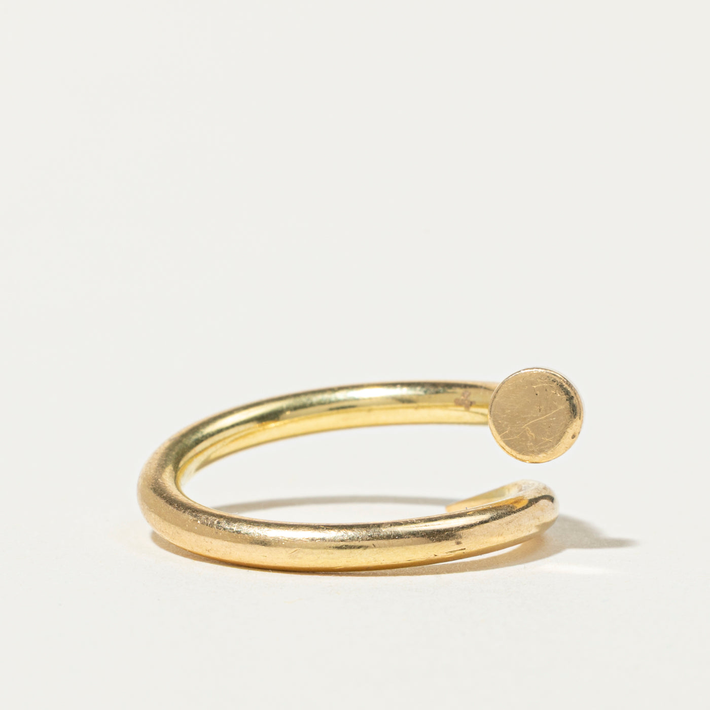 18k Nail Wrap Ring | 2.5mm | SZ 6.25