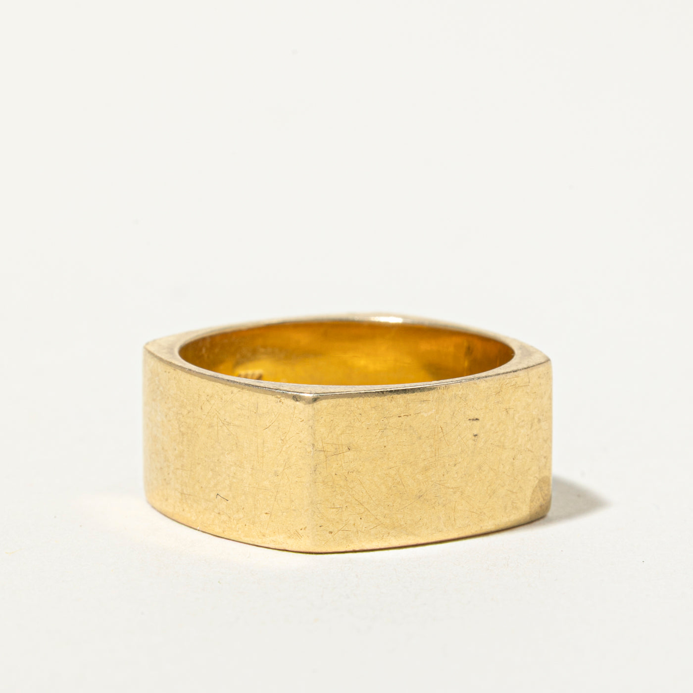 18k Euro Shank Wide Band | 9mm | SZ 8.75