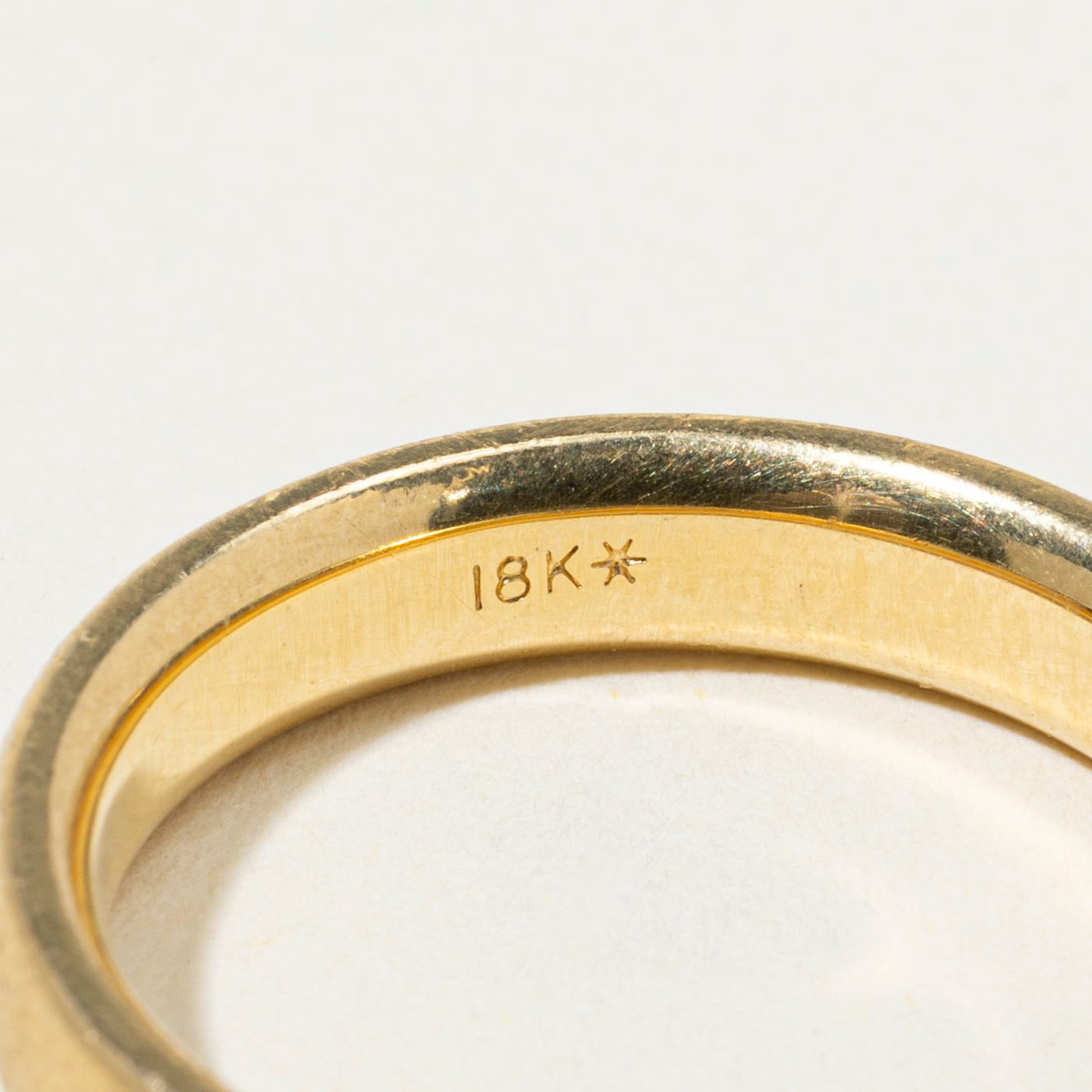 18k Yellow Gold Plain Band | 4.5mm | SZ 7