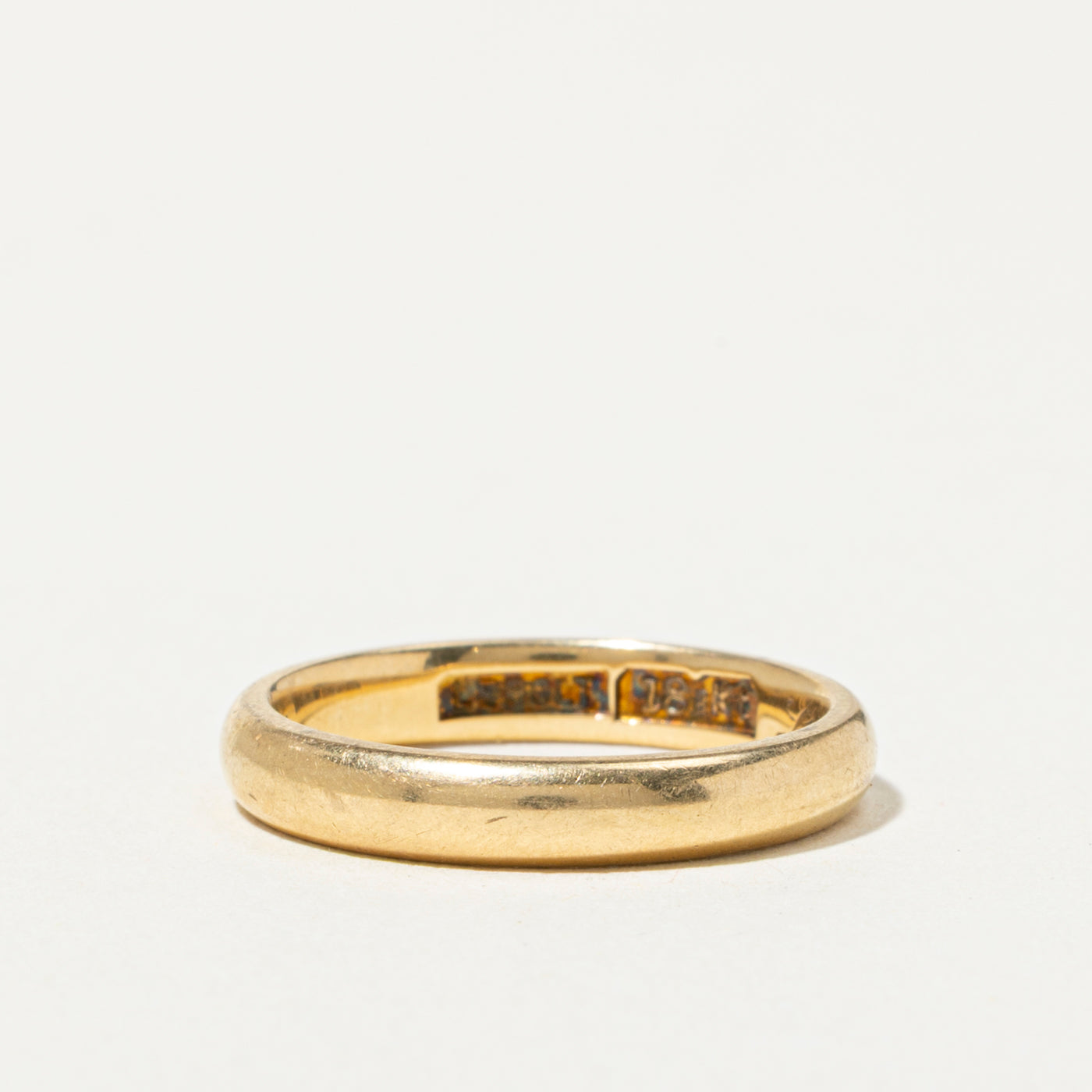 'Lebolt & Co.' Antique 18k Yellow Gold Band | 3mm | SZ 5.75