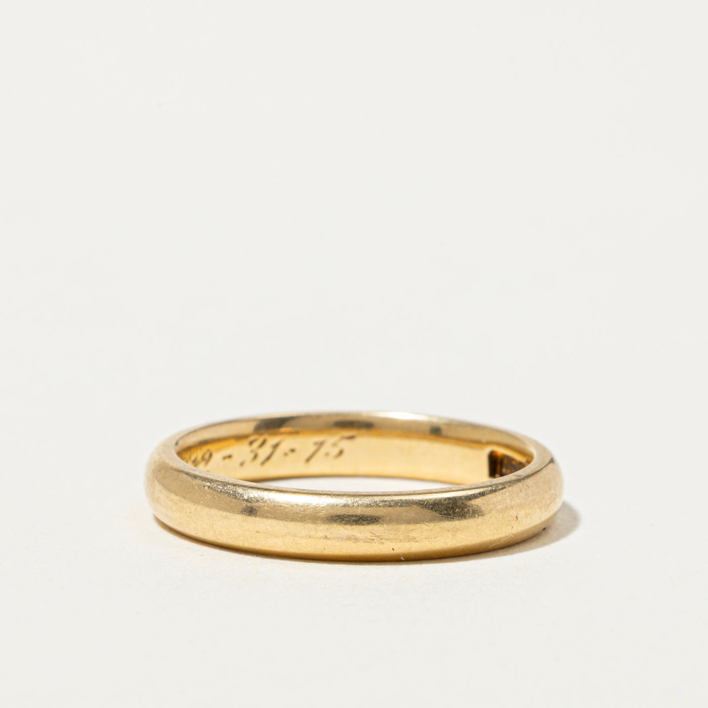 'Lebolt & Co.' Antique 18k Yellow Gold Band | 3mm | SZ 5.75