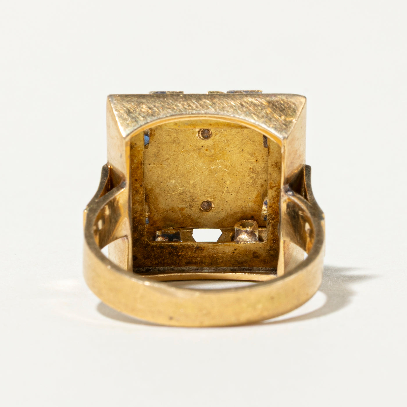 18k Animal Motif Embossed Ring | SZ 6.25