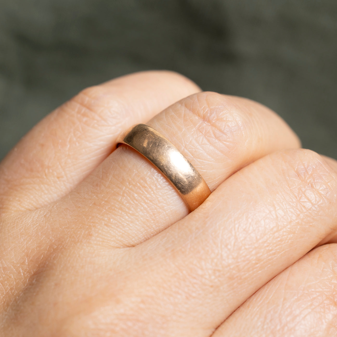 18k Yellow Gold Plain Band | 5mm | SZ 7.5