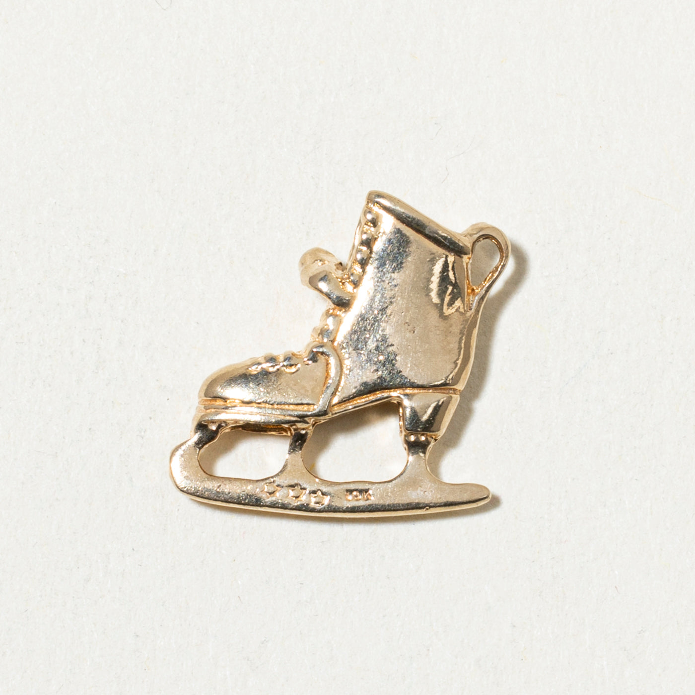 14k Ice Skate Charm