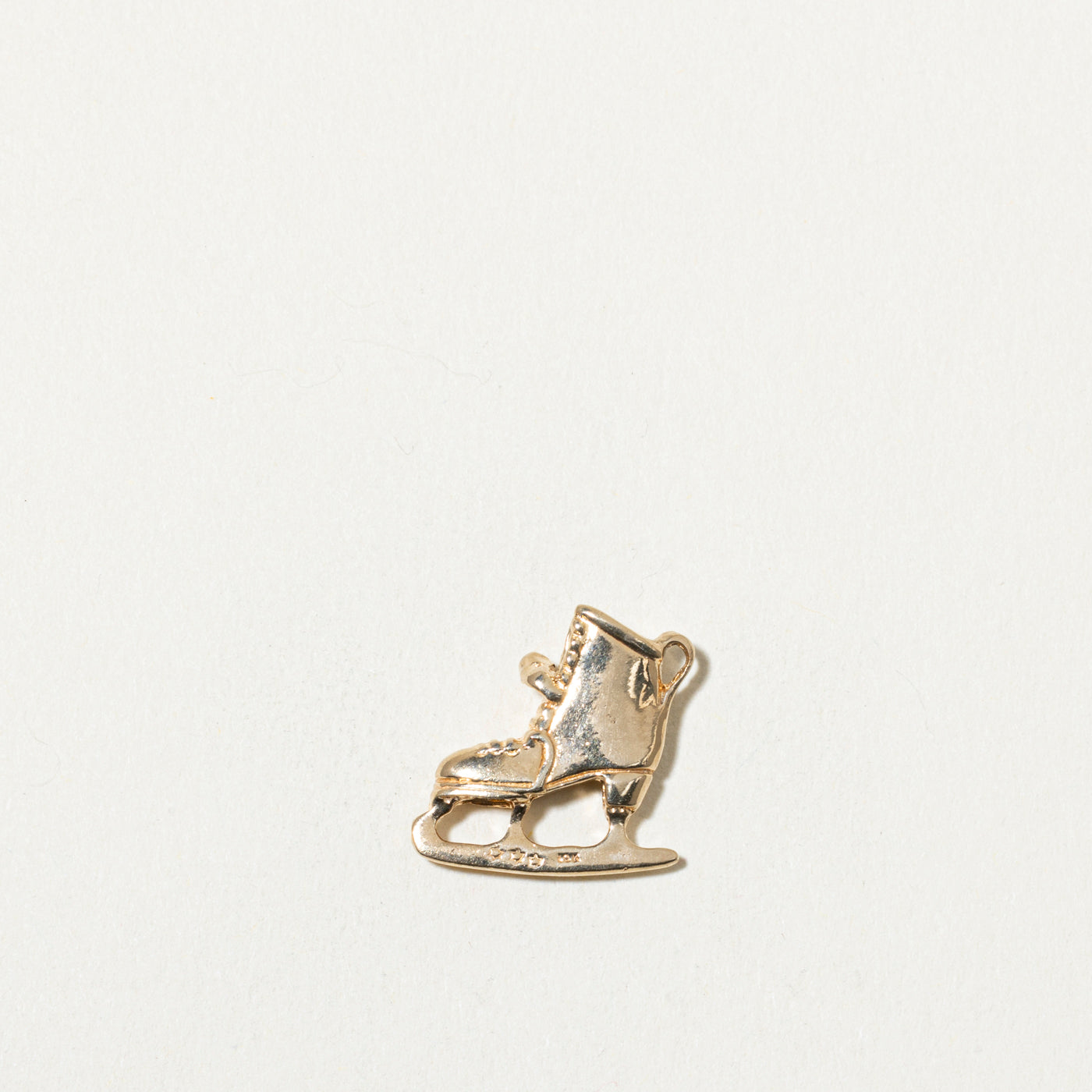 14k Ice Skate Charm