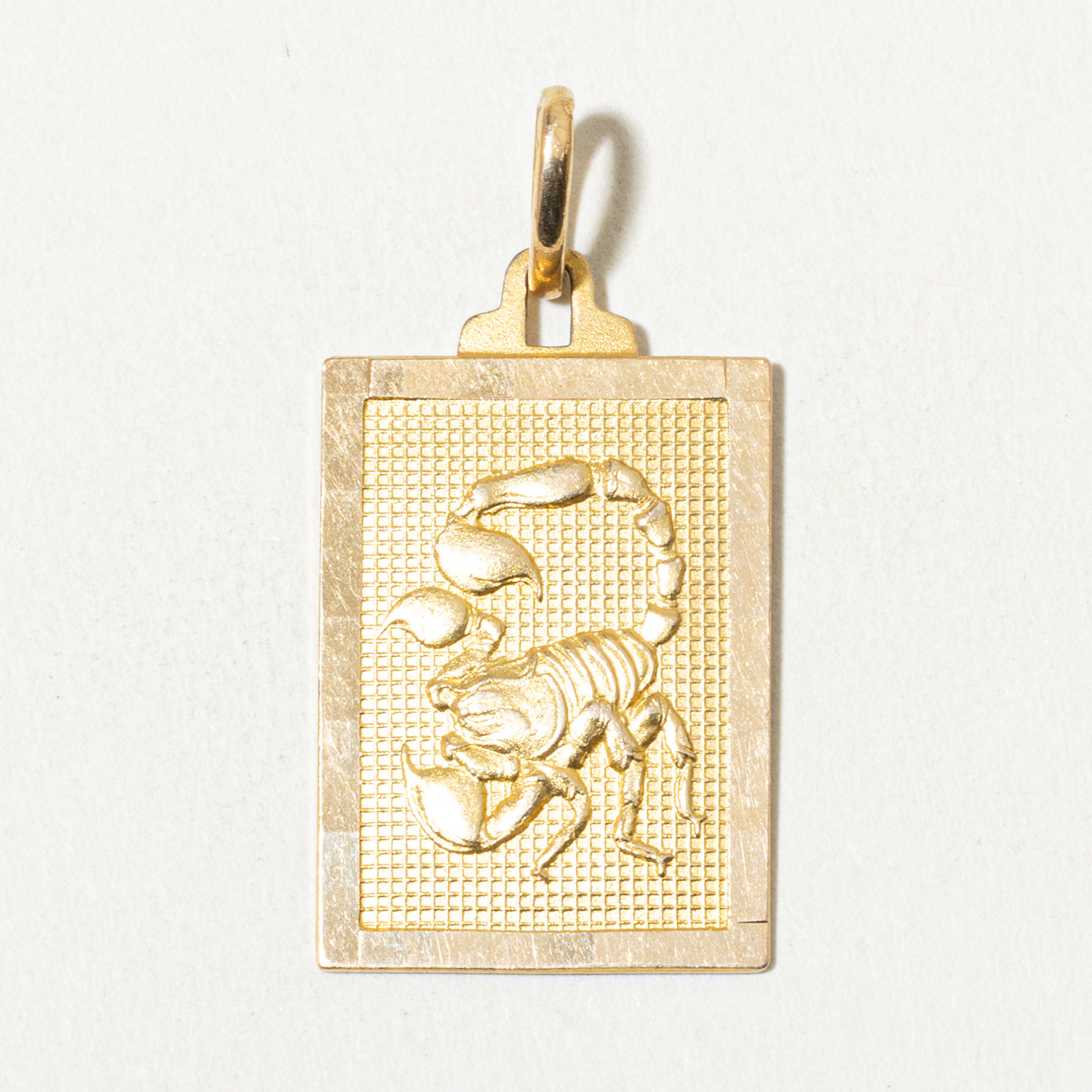 Italian 18k Scorpio Zodiac Pendant