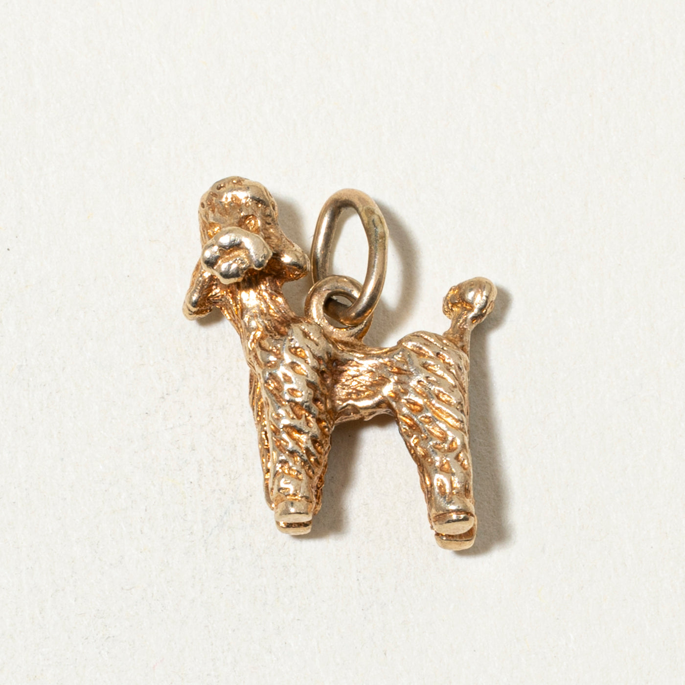 10k Poodle Dog Charm