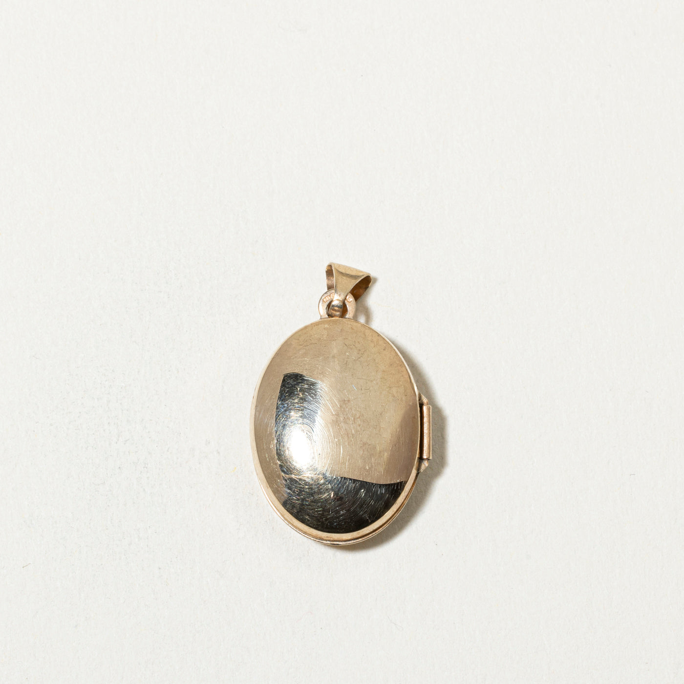 10k Scrollwork Engraved Locket Pendant