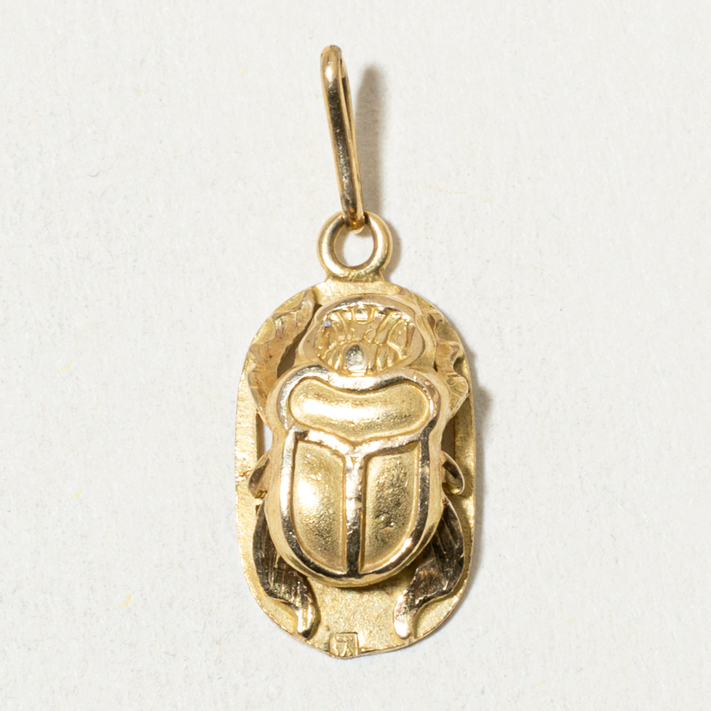18k Scarab Charm
