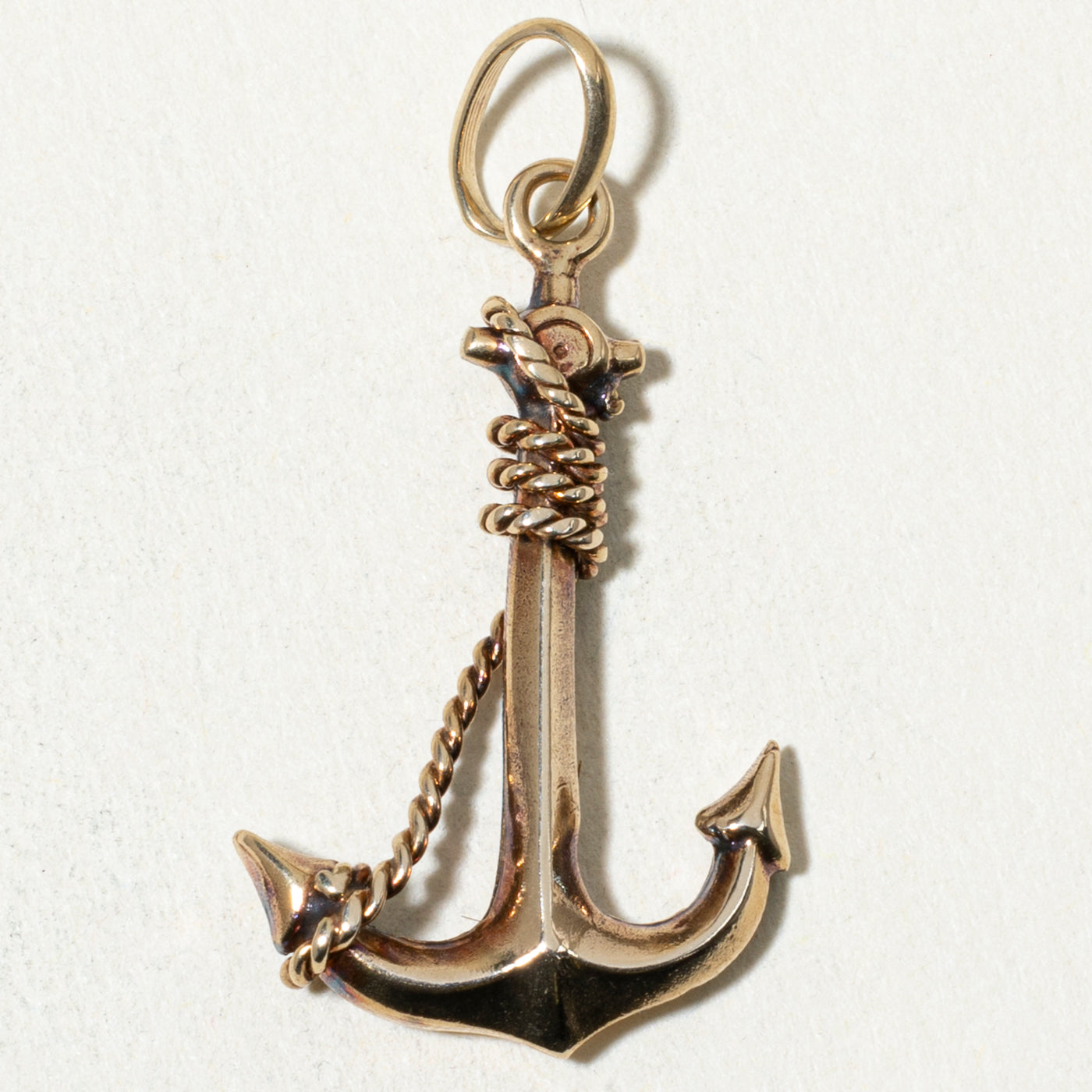 10k Anchor Nautical Charm