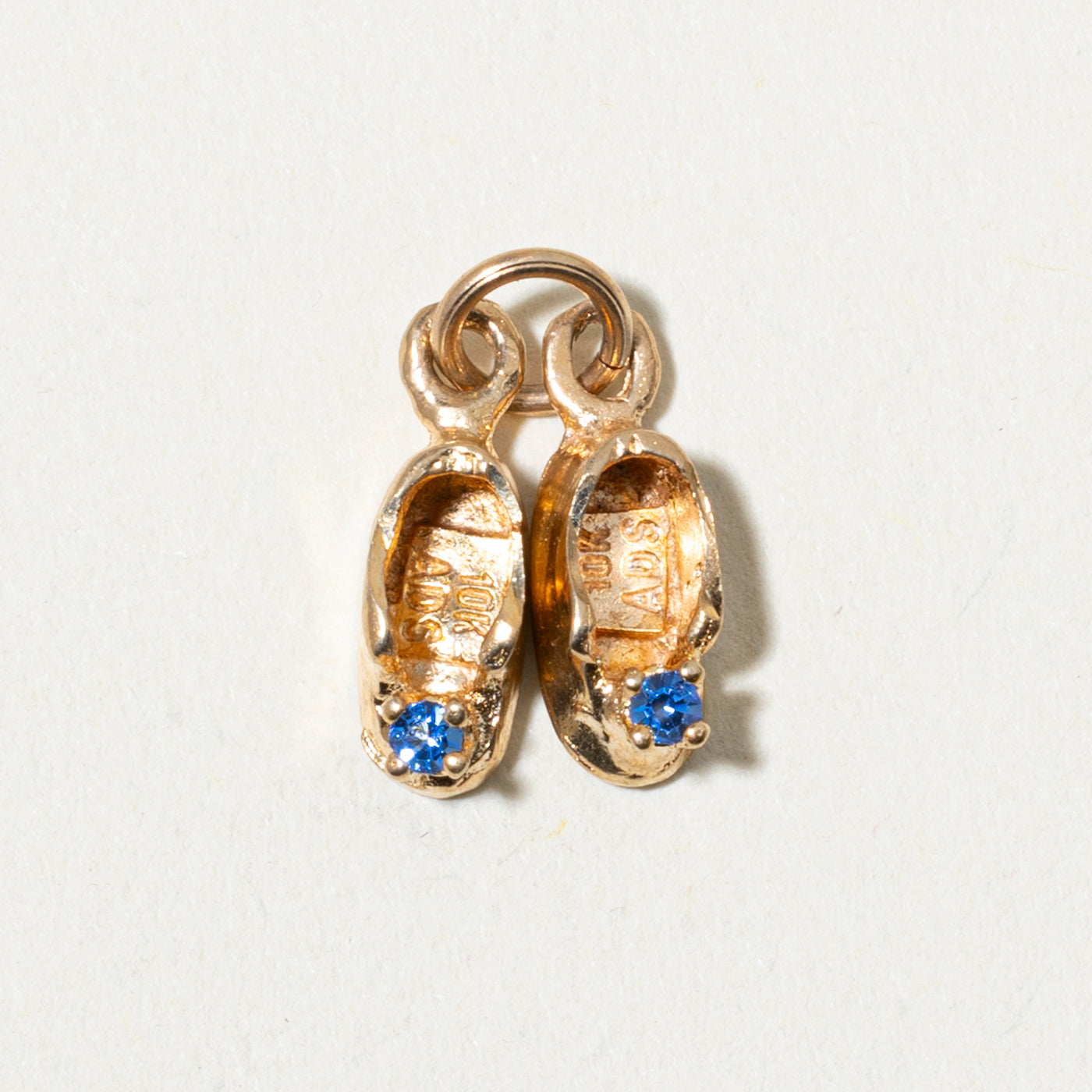 10k Baby Shoes Charm