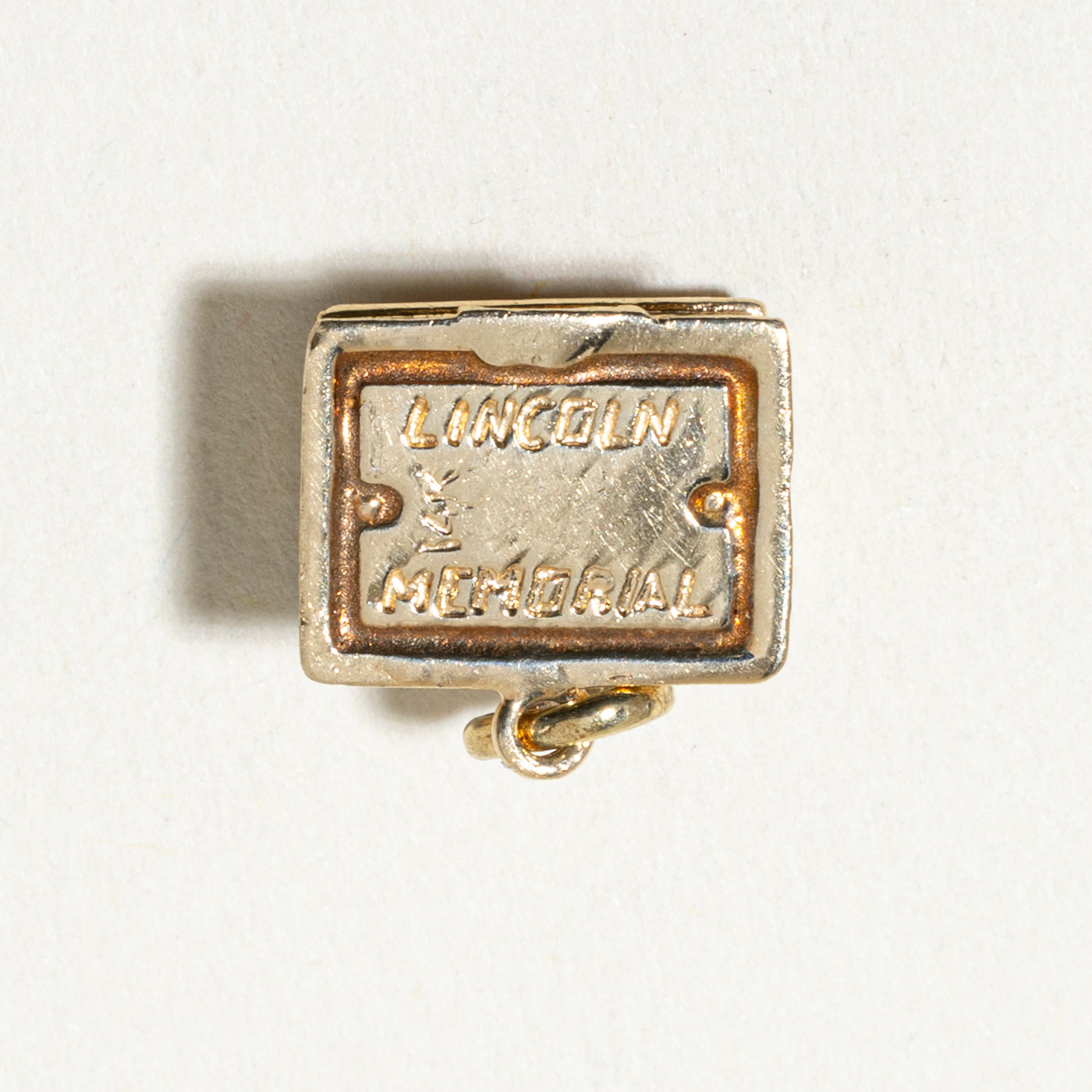 14k Lincoln Memorial Charm