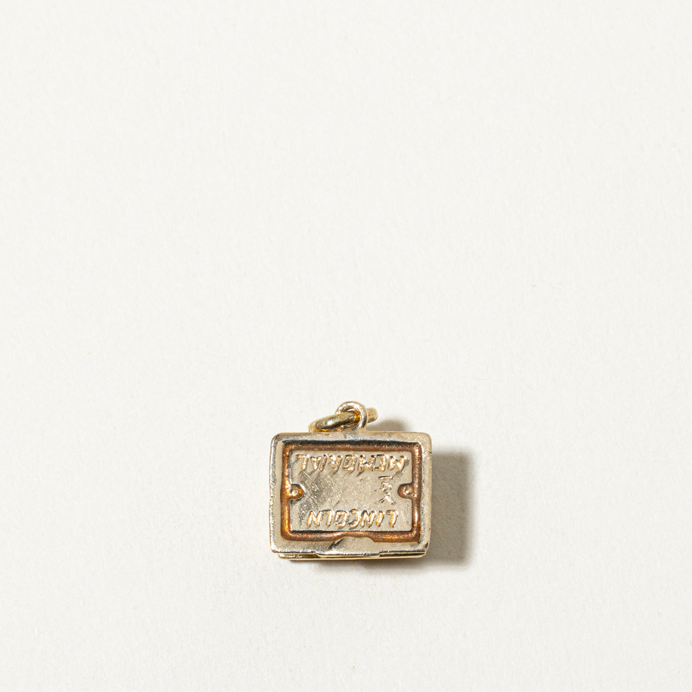 14k Lincoln Memorial Charm