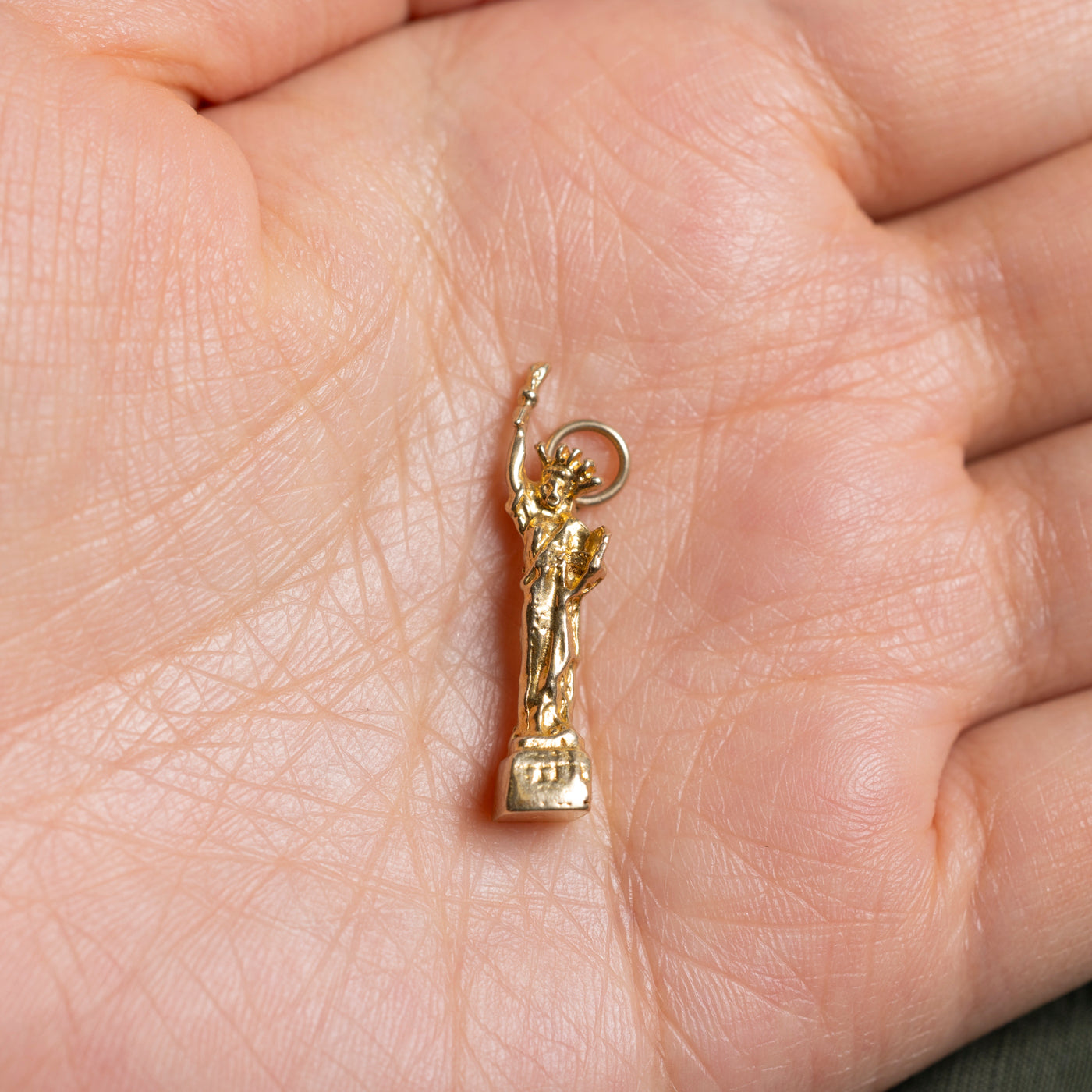 14k Statue of Liberty Charm