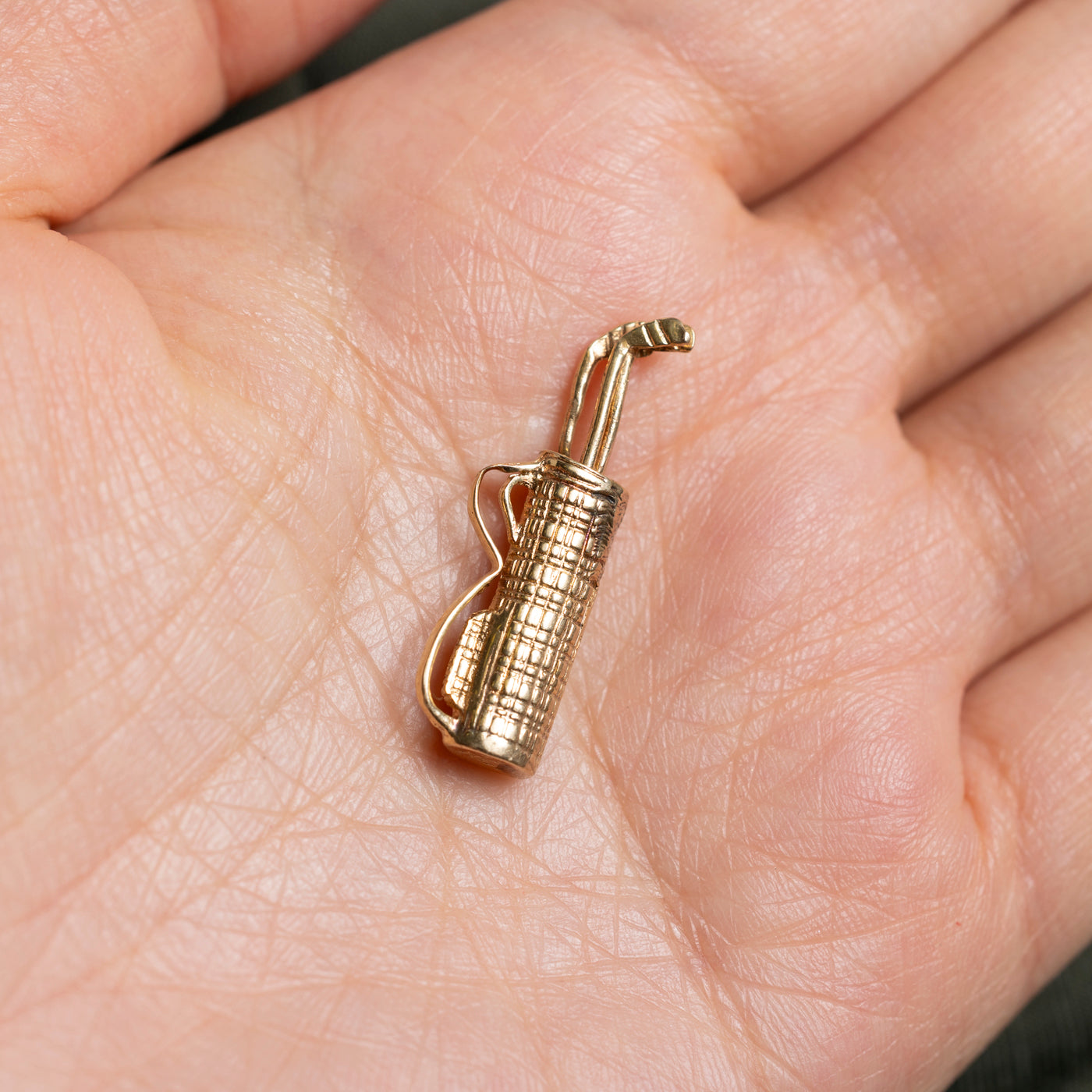 14k Golf Bag Pendant