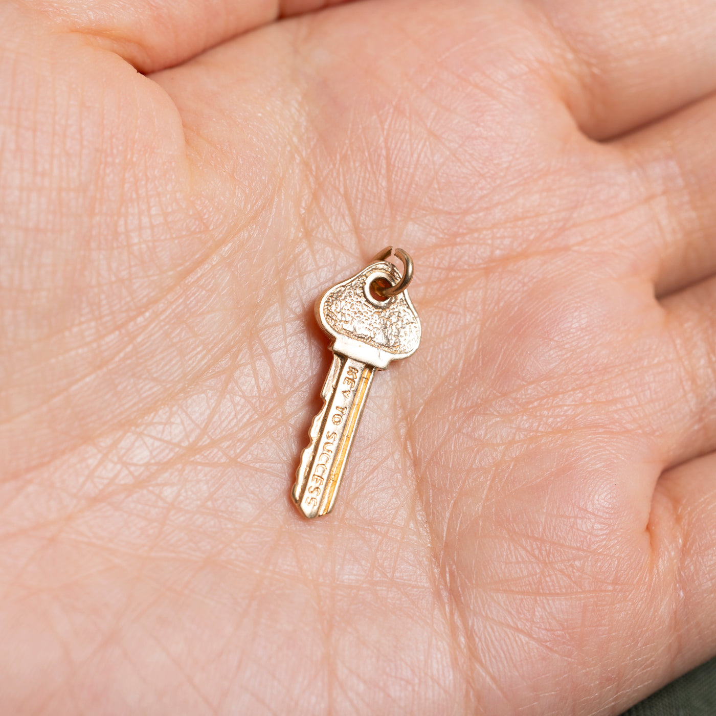 10k Key to Success Charm