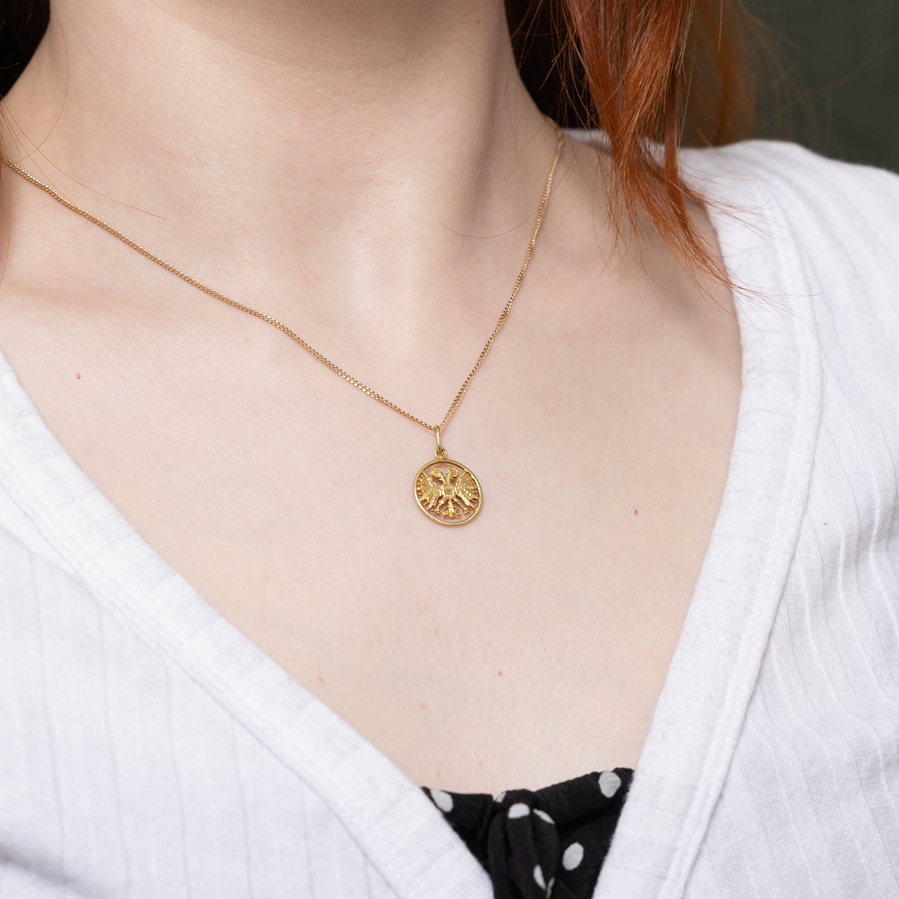 14k State of Austria Pendant