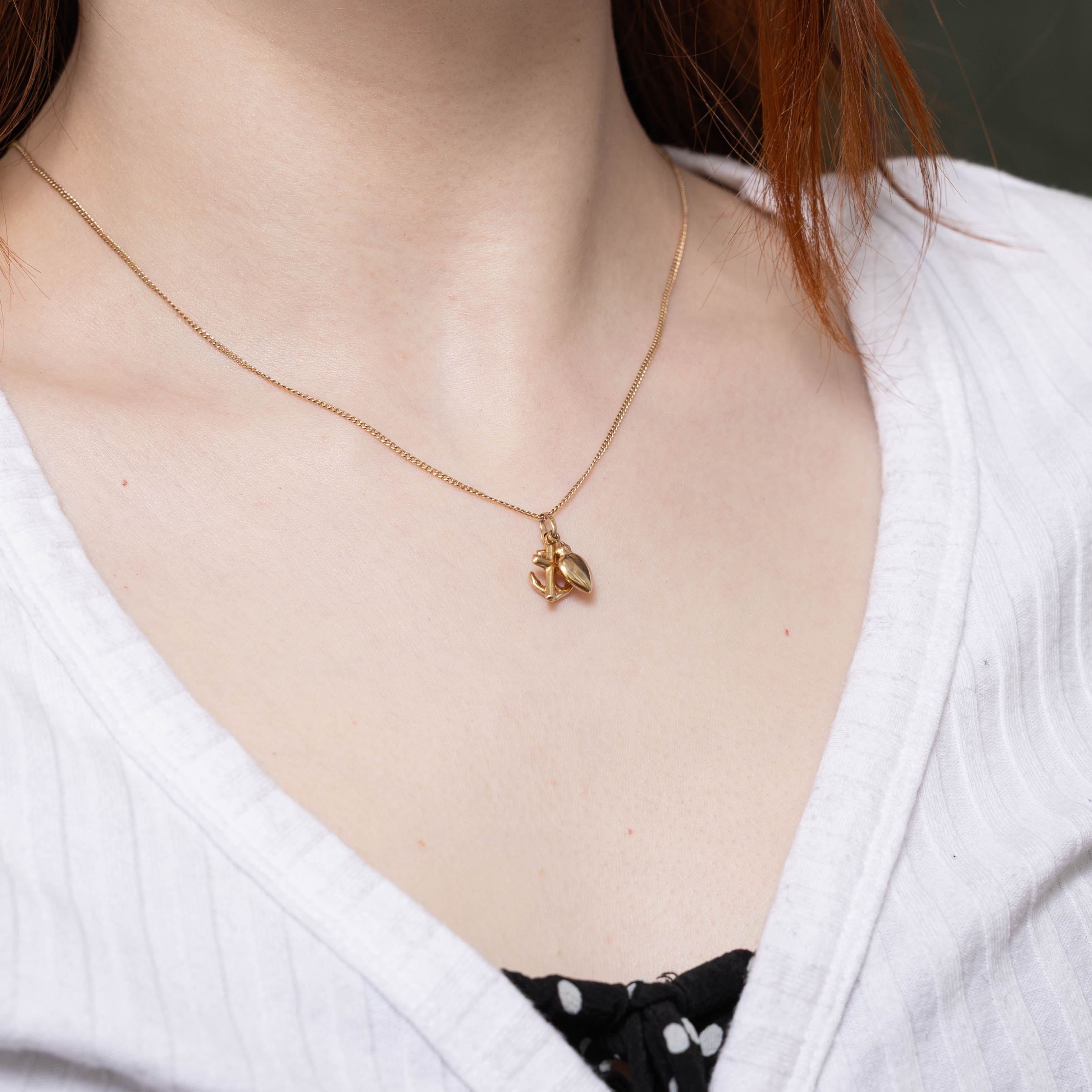 ‘Unoaerre’ 10k Faith, Hope & Charity Charm