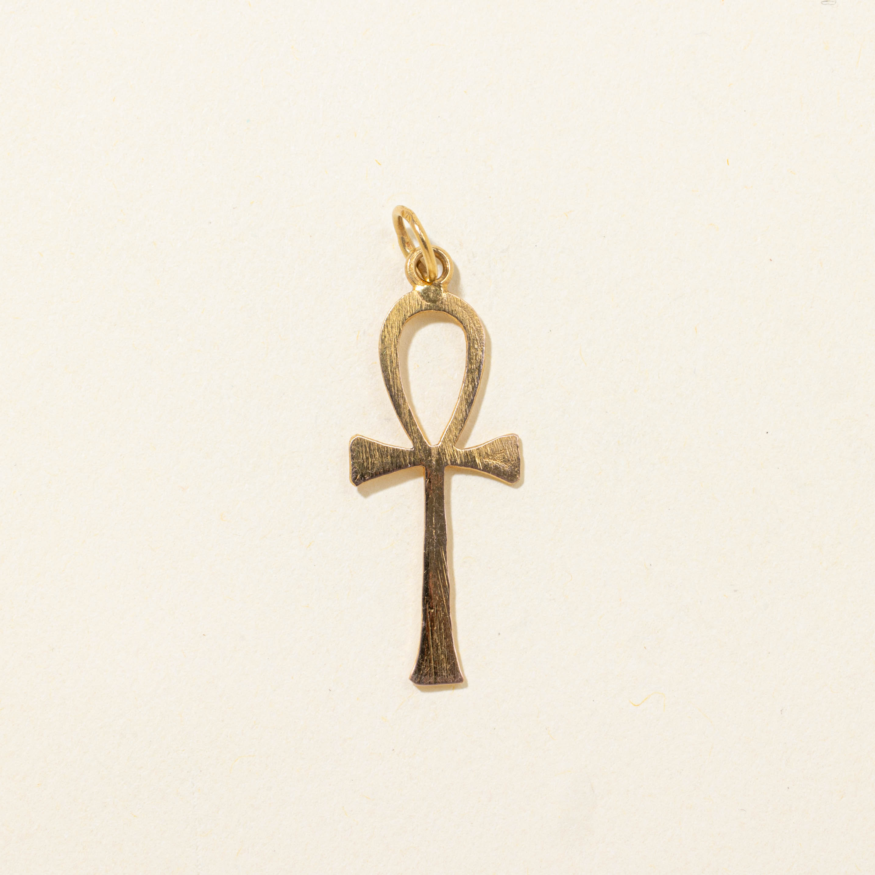 18k Yellow Gold Ankh Pendant