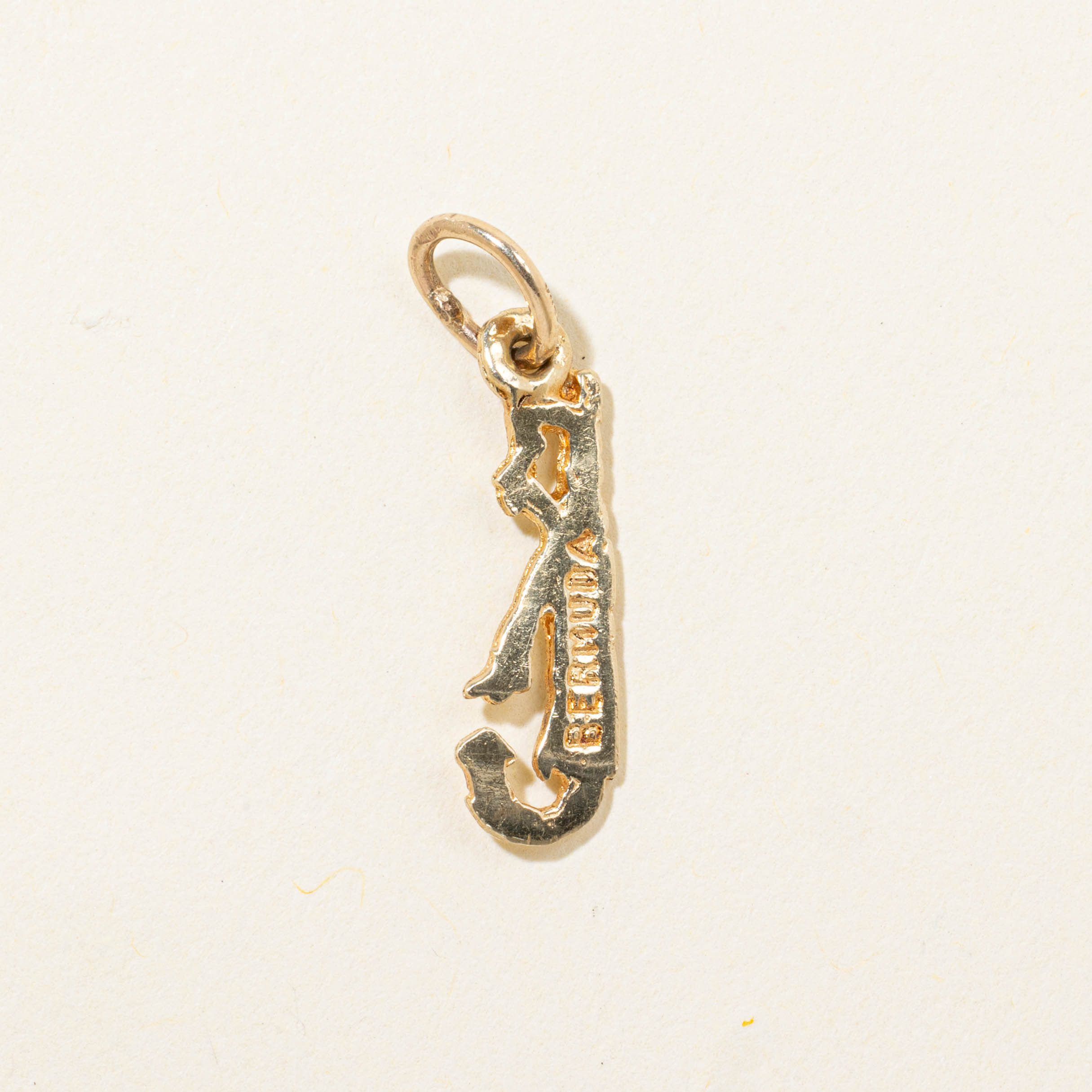 10k Bermuda Map Charm