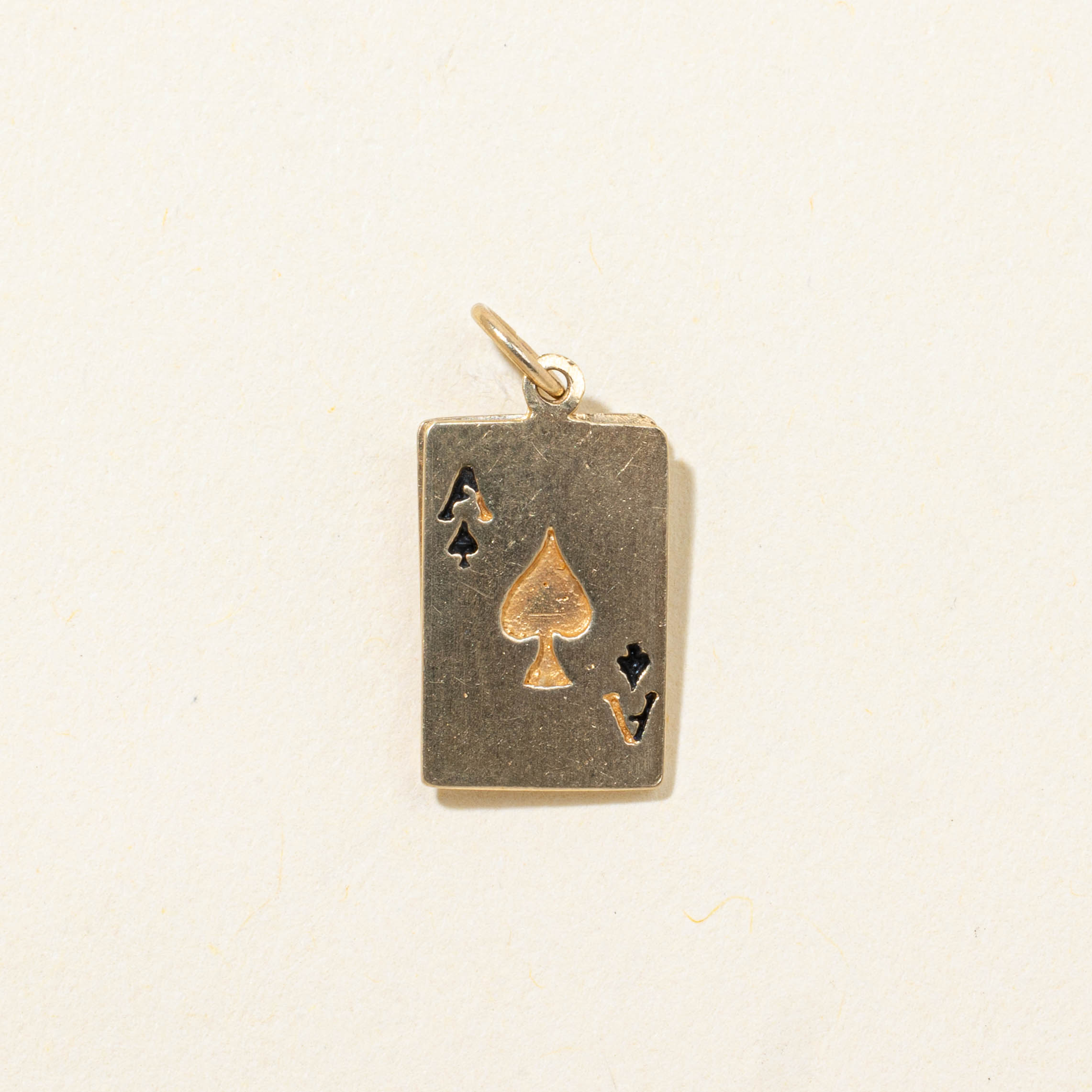 14k Playing Cards Charm