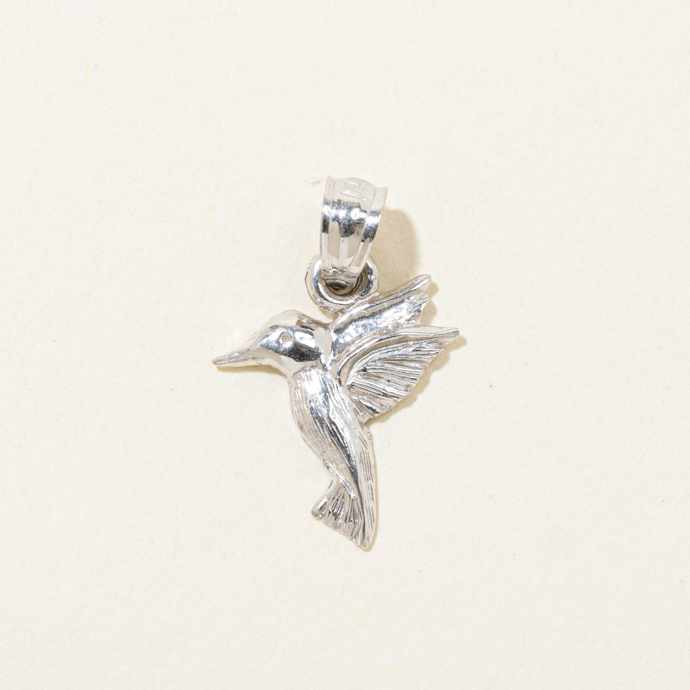 14k Hummingbird Pendant