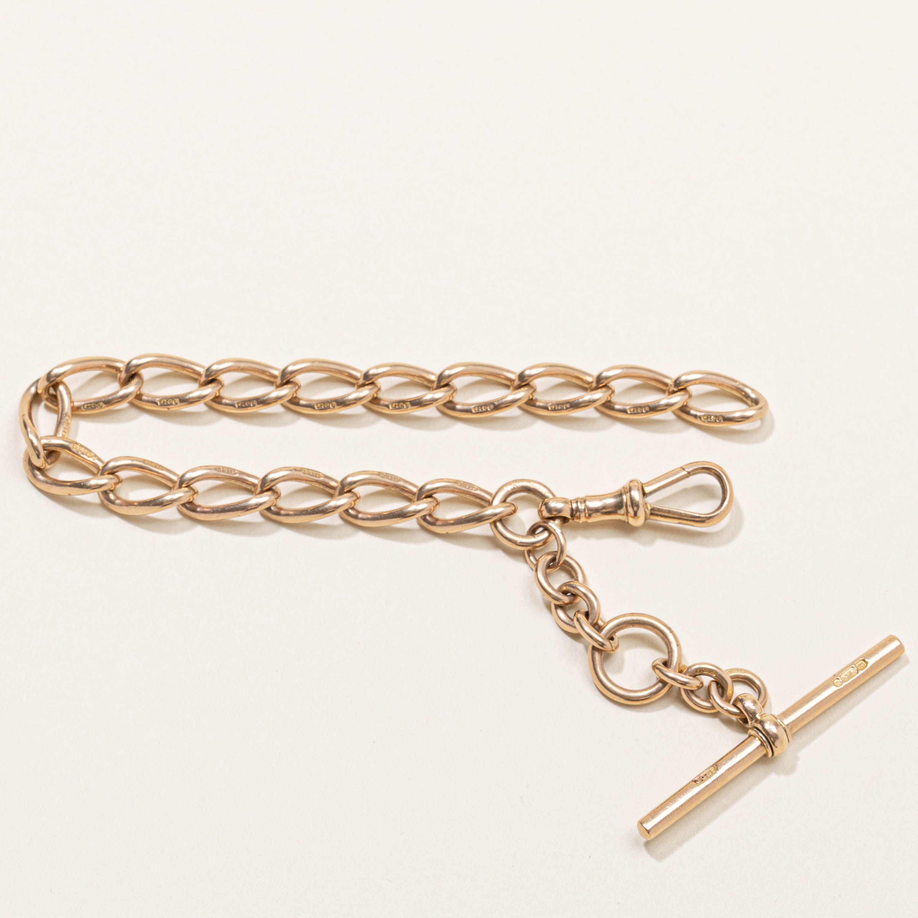 1919 Birmingham 9k Watch Chain | 7.40mm | 8"