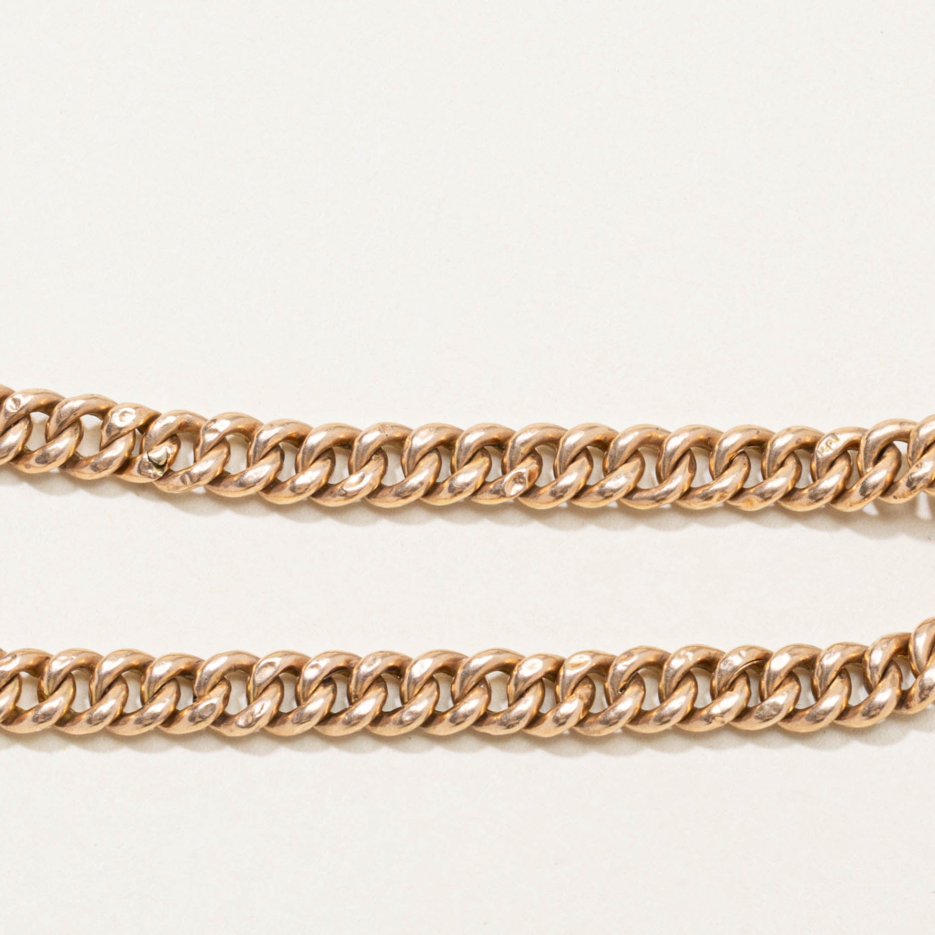 14k Curb Link Chain Bracelet | 5.75mm | 7"