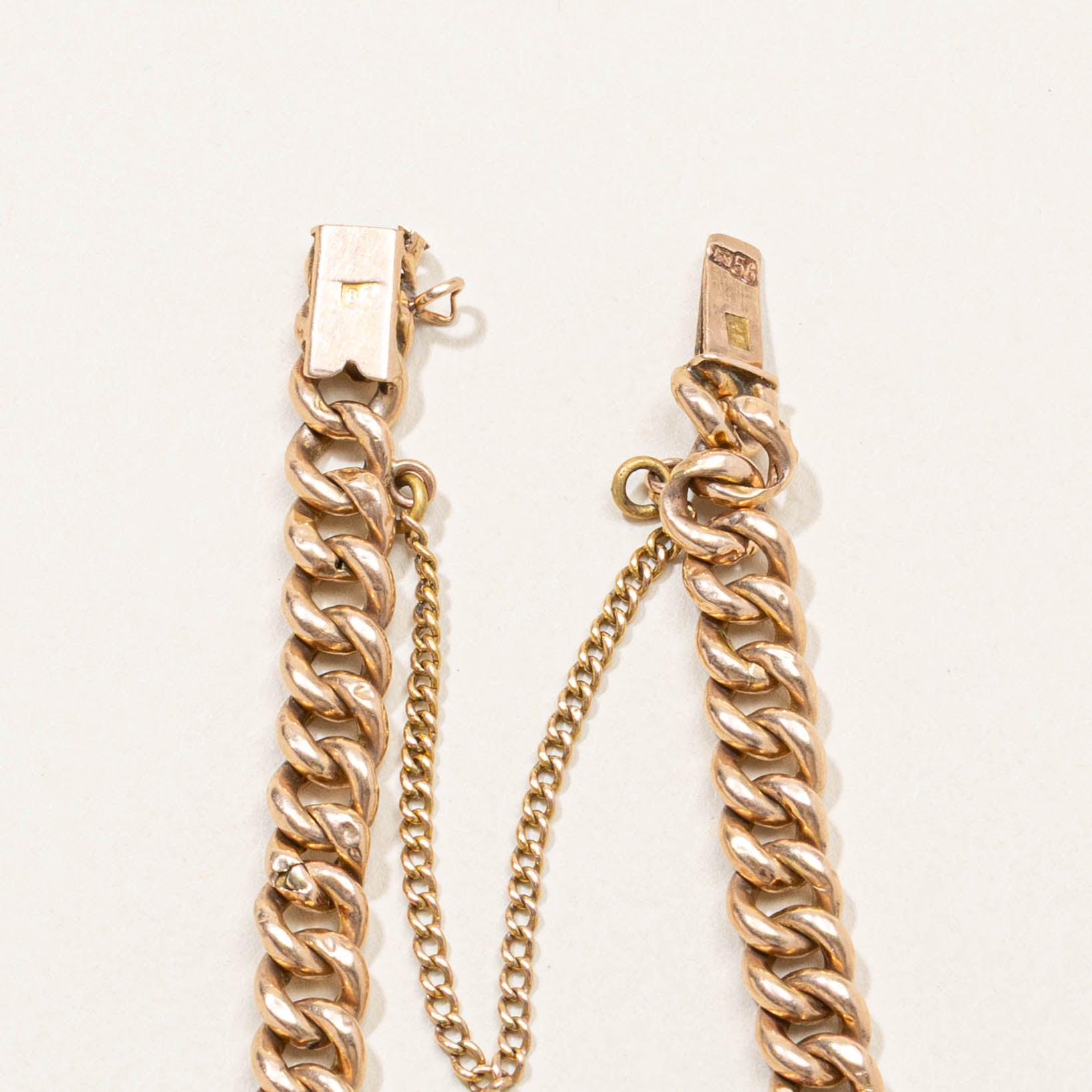 14k Curb Link Chain Bracelet | 5.75mm | 7"