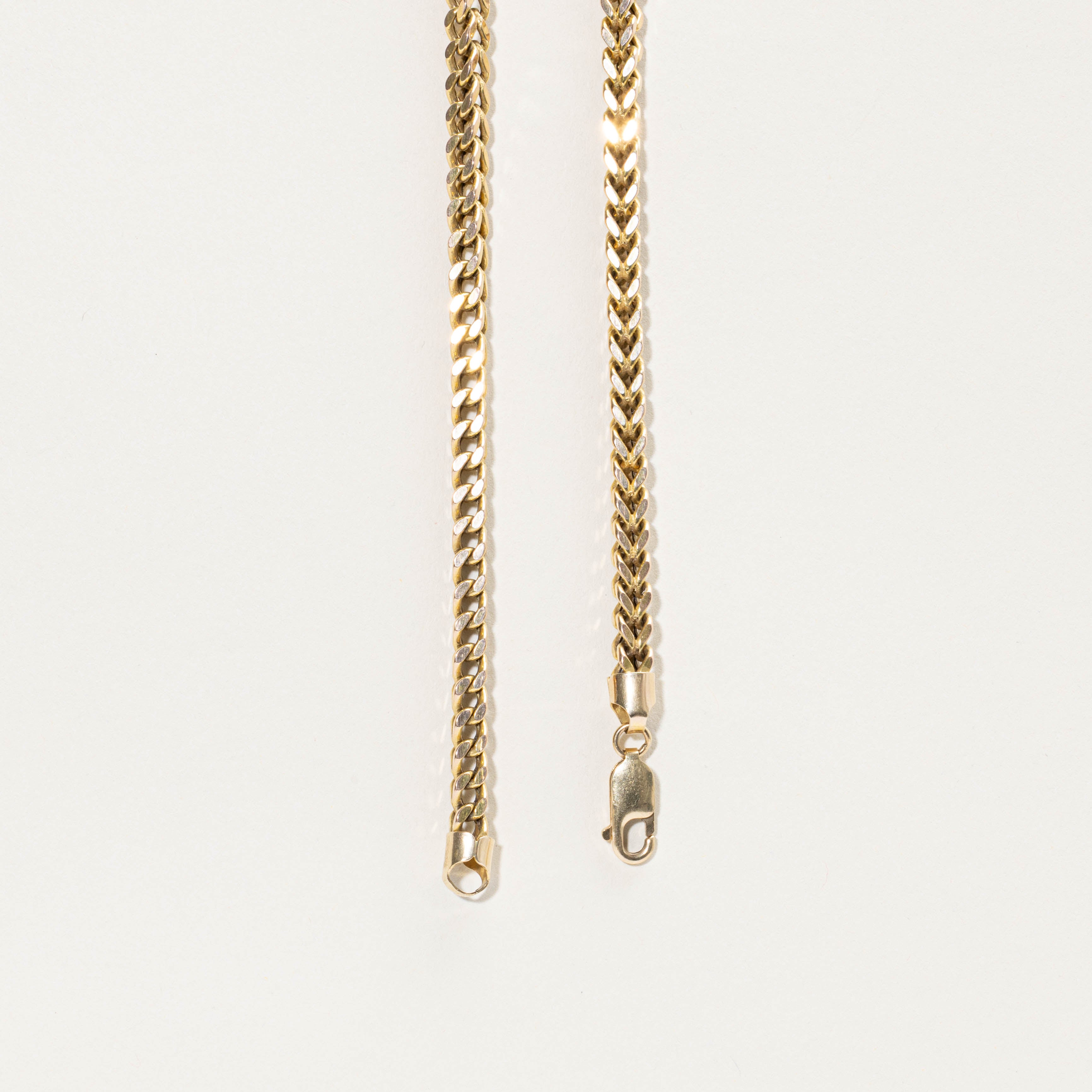 10k Foxtail Chain | 4.25mm | 22"