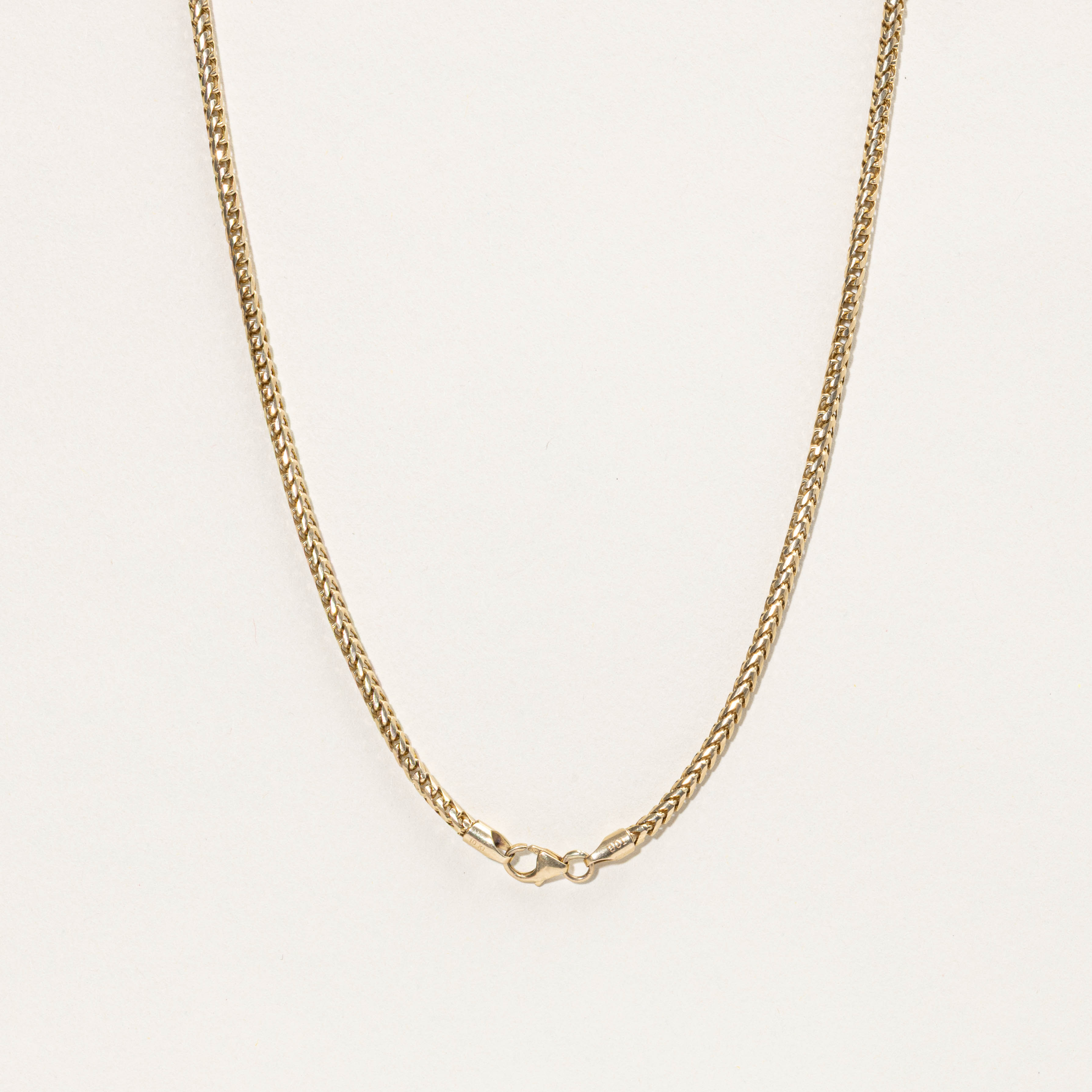 10k Foxtail Chain | 2.20mm | 26.5"