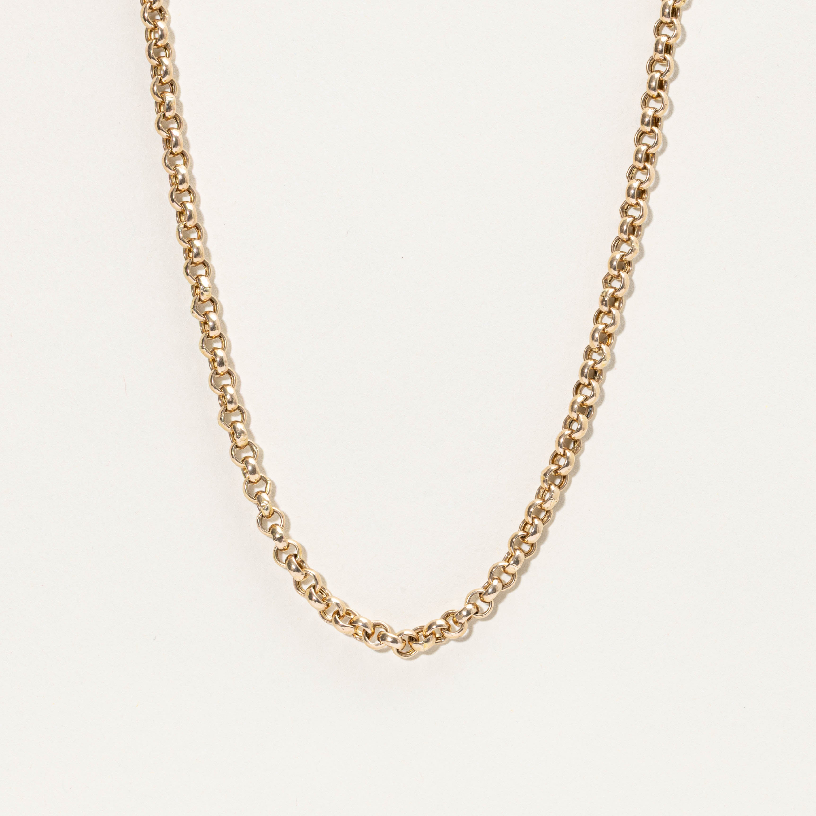 10k Yellow Gold Rolo Chain | 4.75mm | 18"