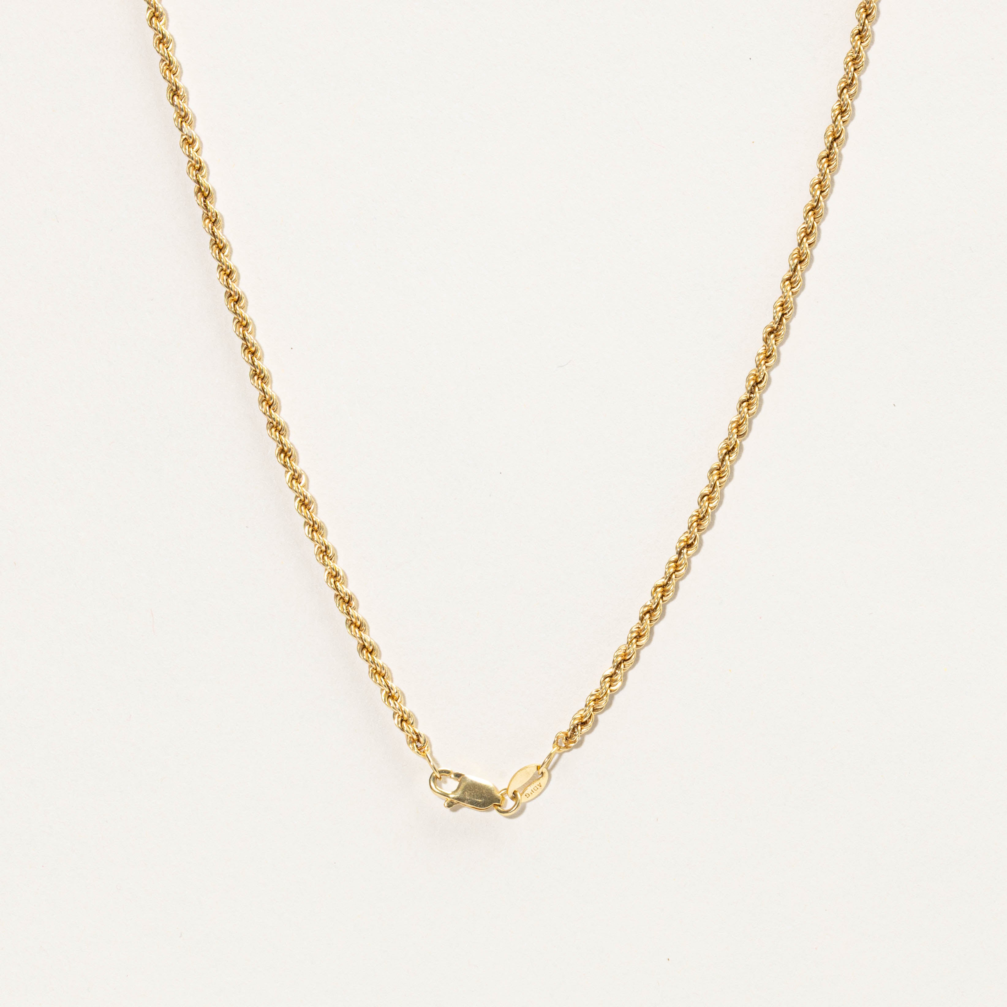 14k Pearl Bow Rope Lariat Necklace | 17"