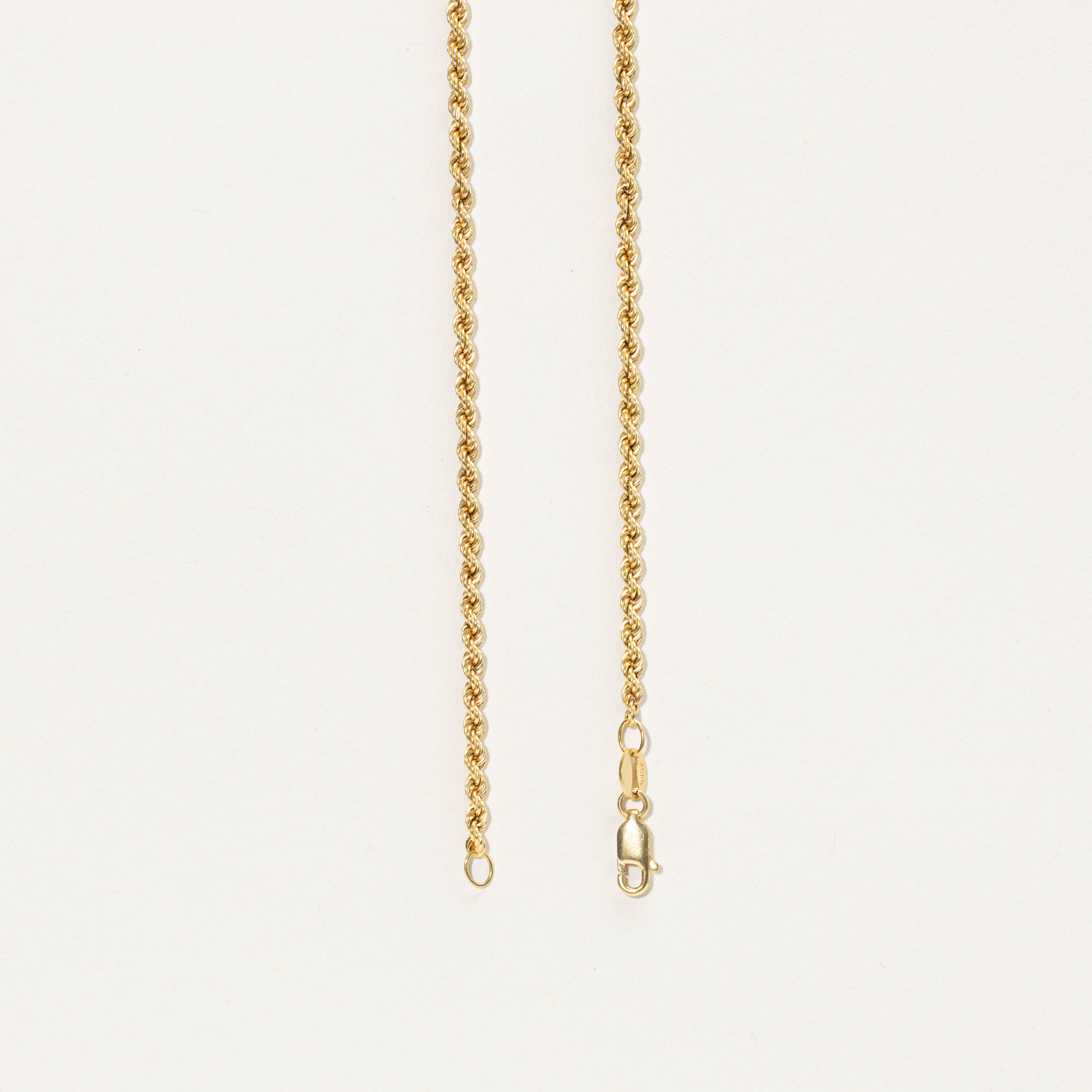 14k Pearl Bow Rope Lariat Necklace | 17"