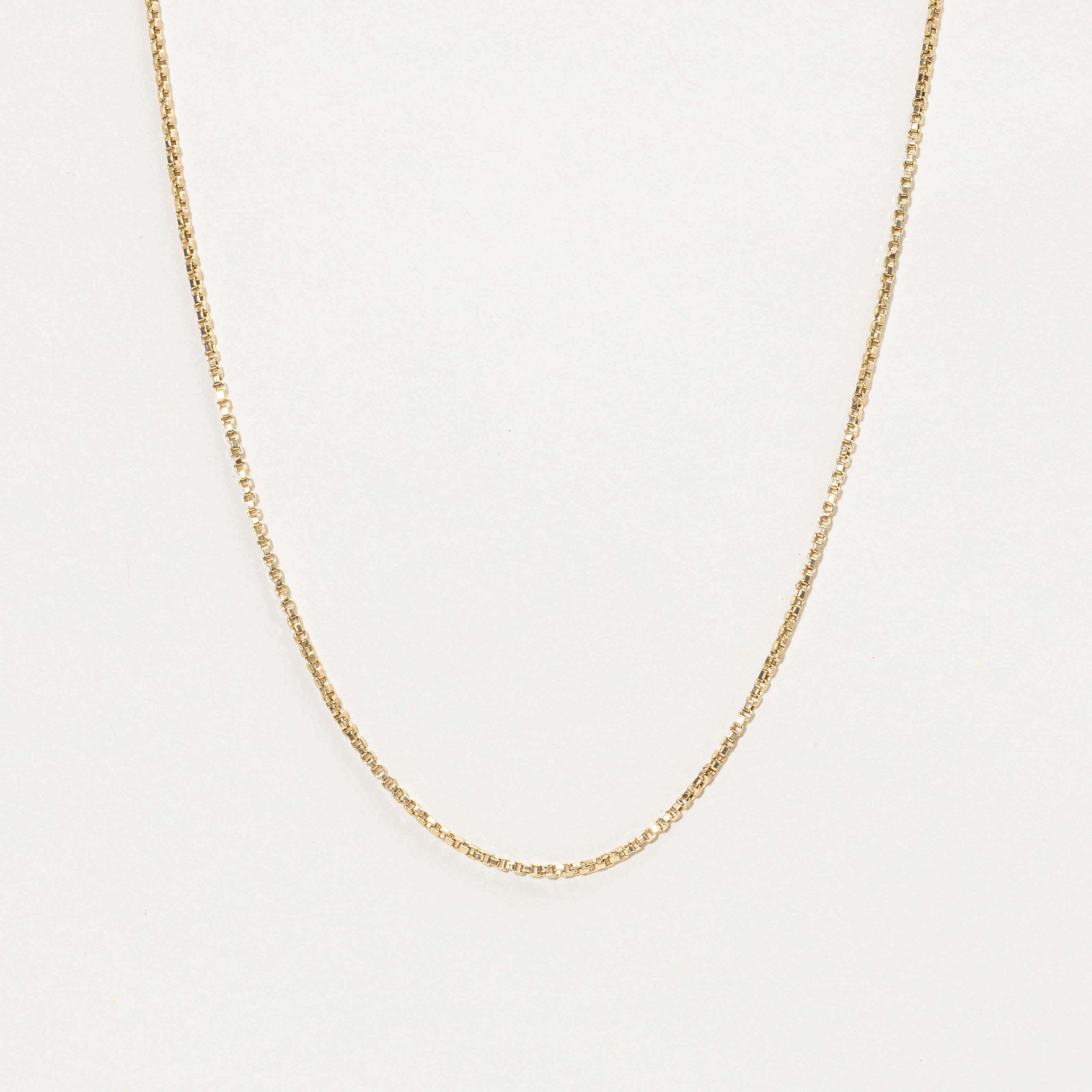 Austrian 14k Box Link Chain | 1.50mm | 20"